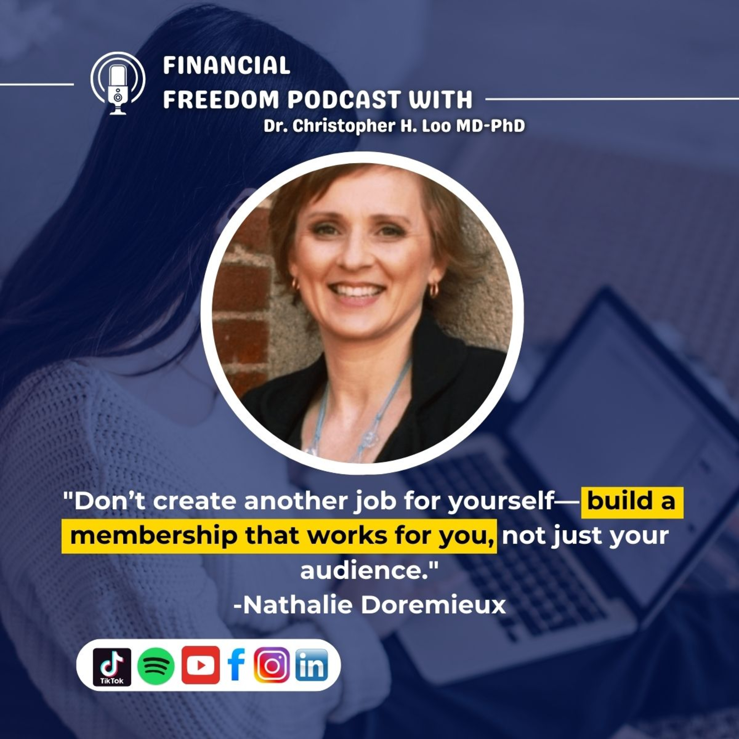 How to Build a Scalable Membership Site Business w/ Nathalie Doremieux (Recurring Revenue Model)