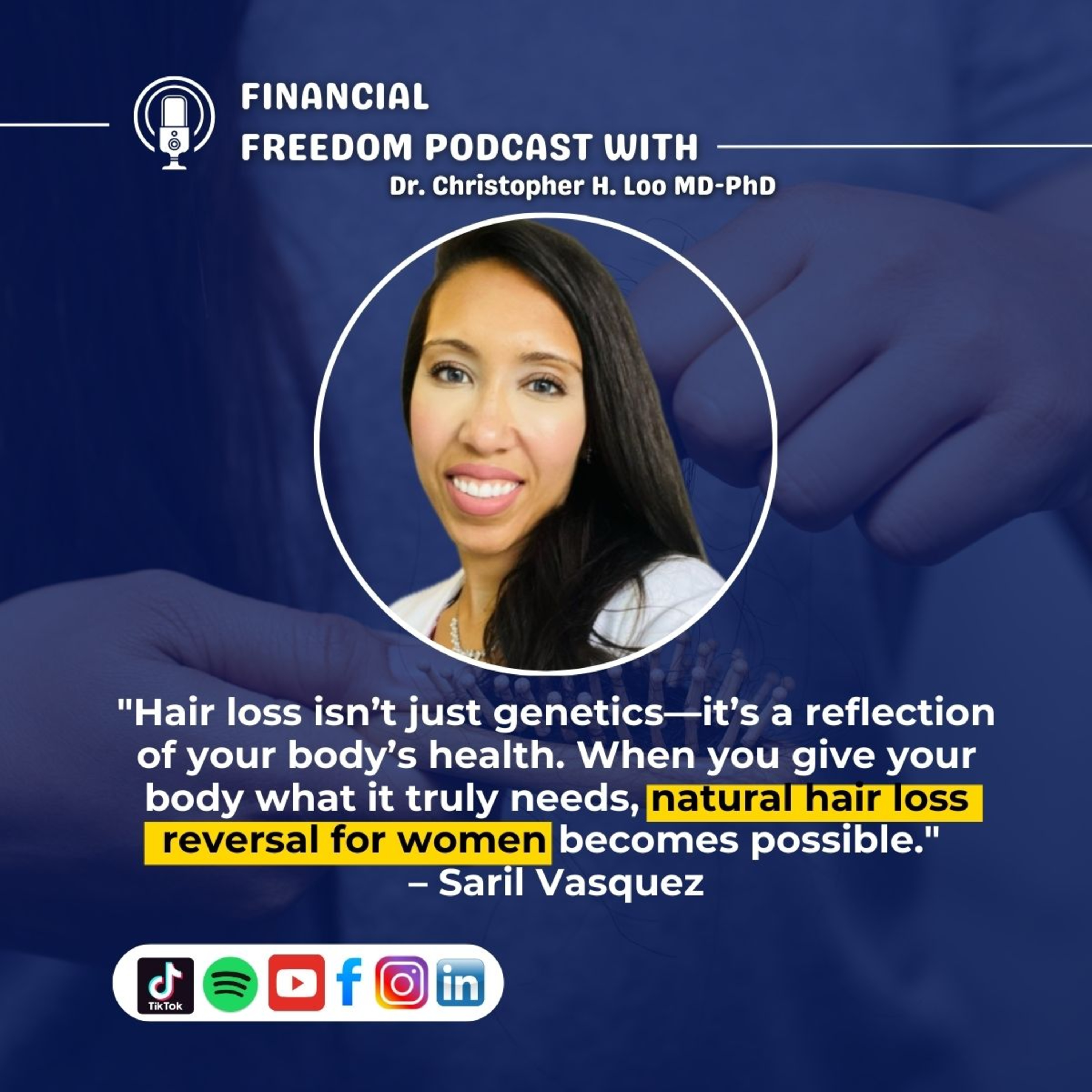 🛑 Natural Hair Loss Reversal for Women | Syril Vasquez on Hair Regrowth & Holistic Hair Health