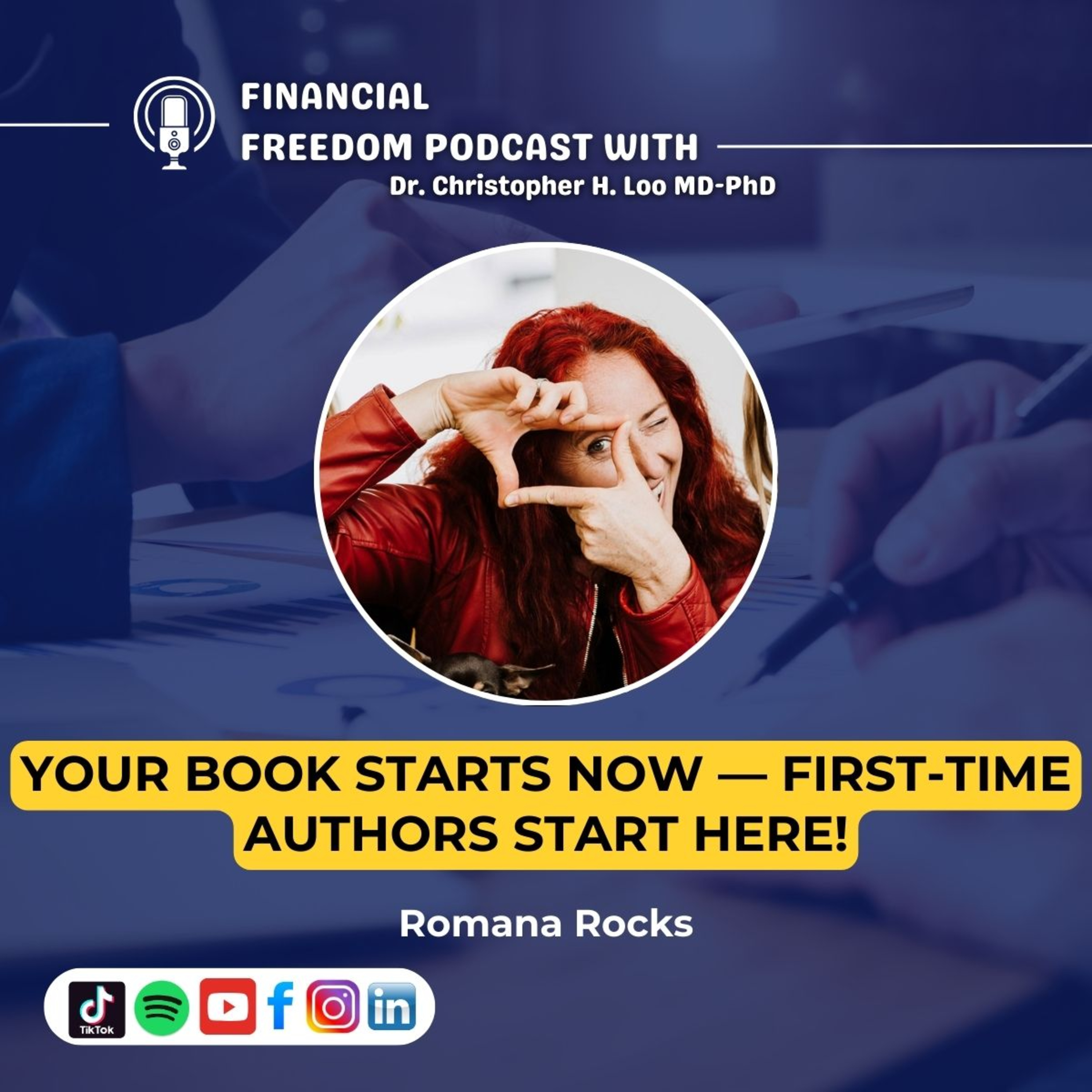 🎥 How to Write Your First Book — Book Writing Coach for First-Time Authors | Romana Rocks episode artwork