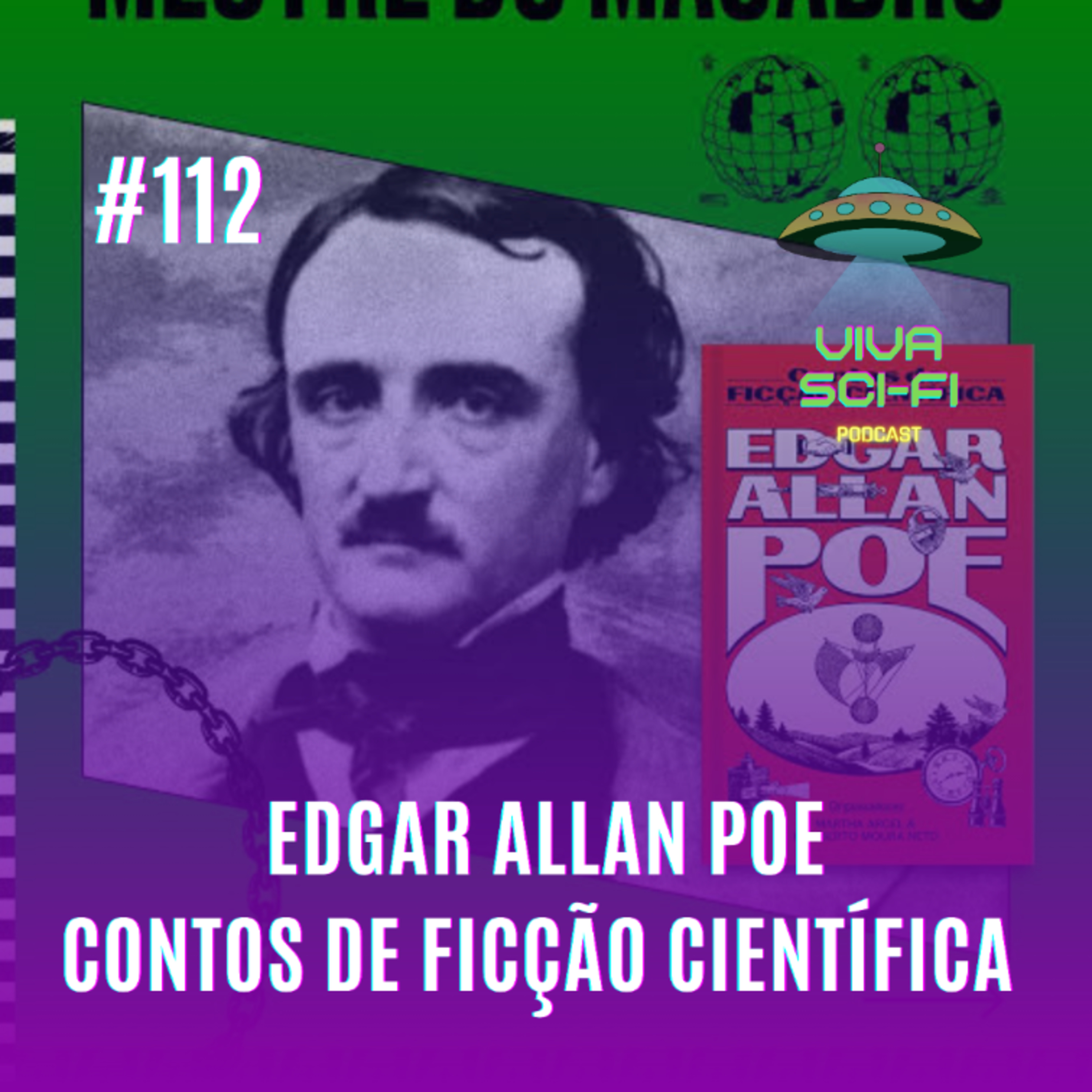 EP 112 - Edgar Allan Poe - Contos de ficção científica episode artwork