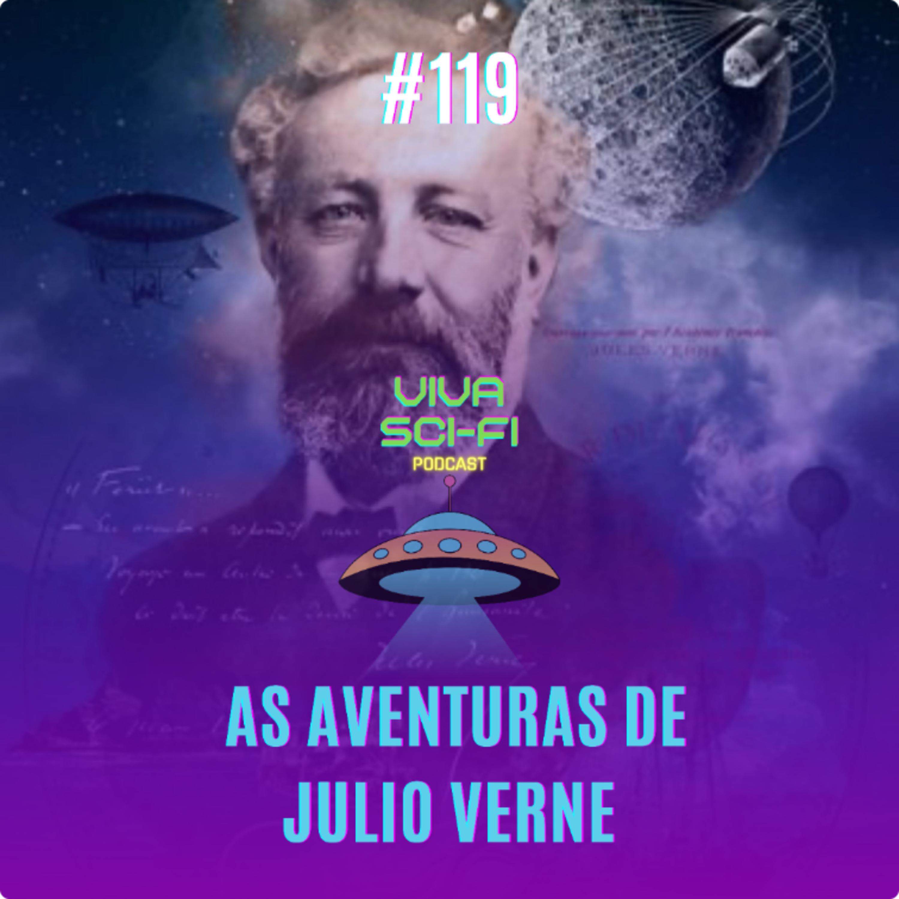 EP 119 - As aventuras de Julio Verne episode artwork