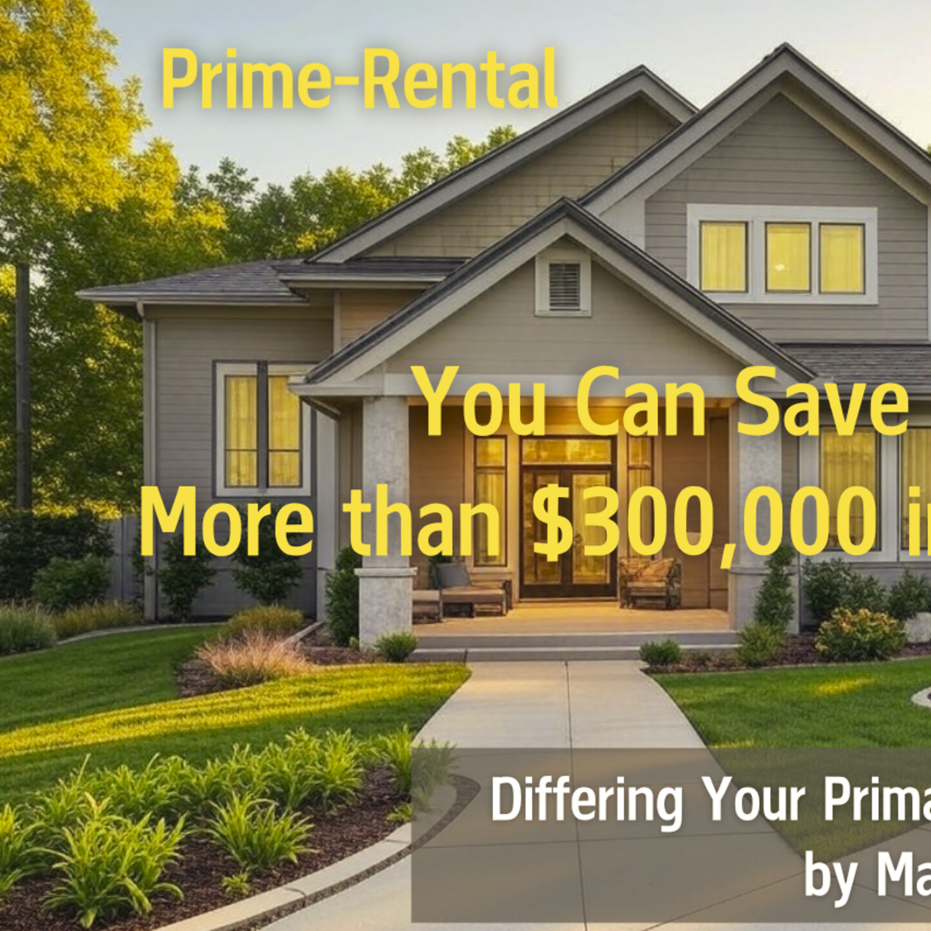 PrimeRental - Actual Steps to Avoid Taxes Using Your Home’s Equity + Example episode artwork