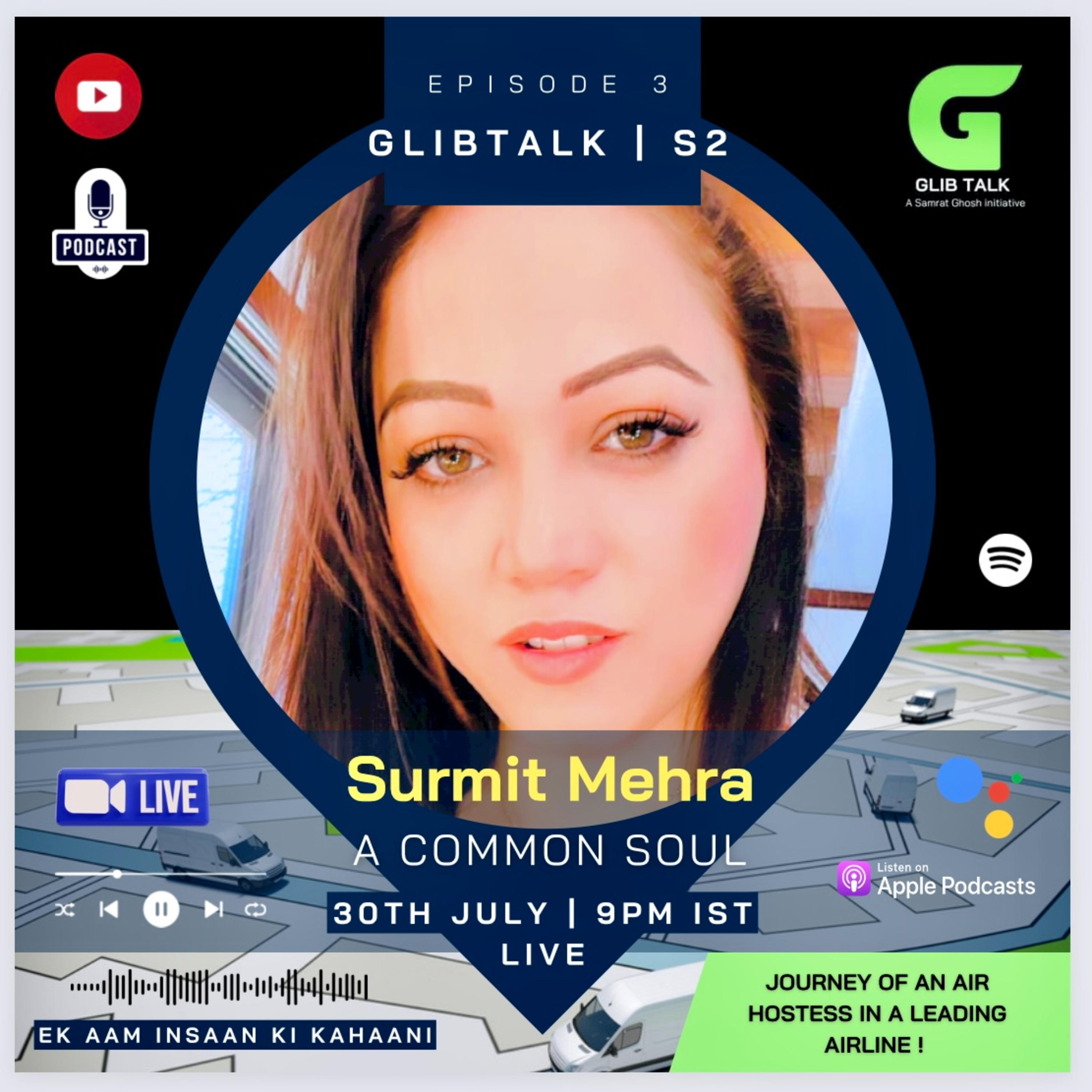 GLIBTALK Season 2 | Episode 3 with Surmit Mehra - A Flight attendant