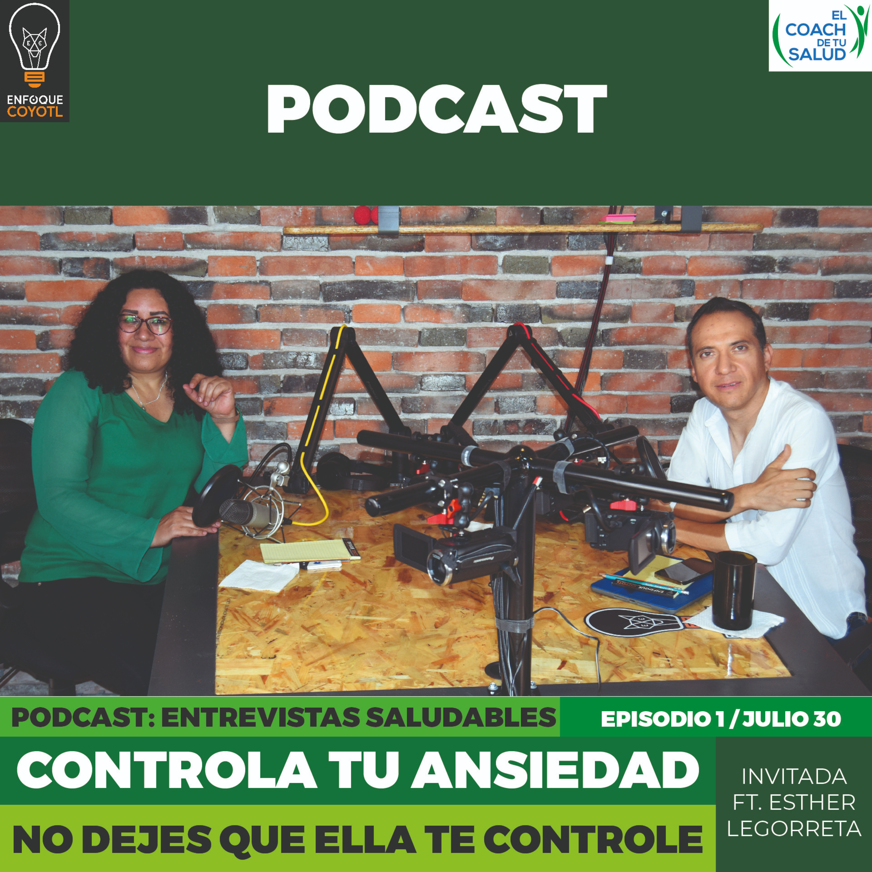 Controla tu ansiedad, no dejes que ella te controle / Entrevistas saludables con el Coach de tu Salud episode artwork