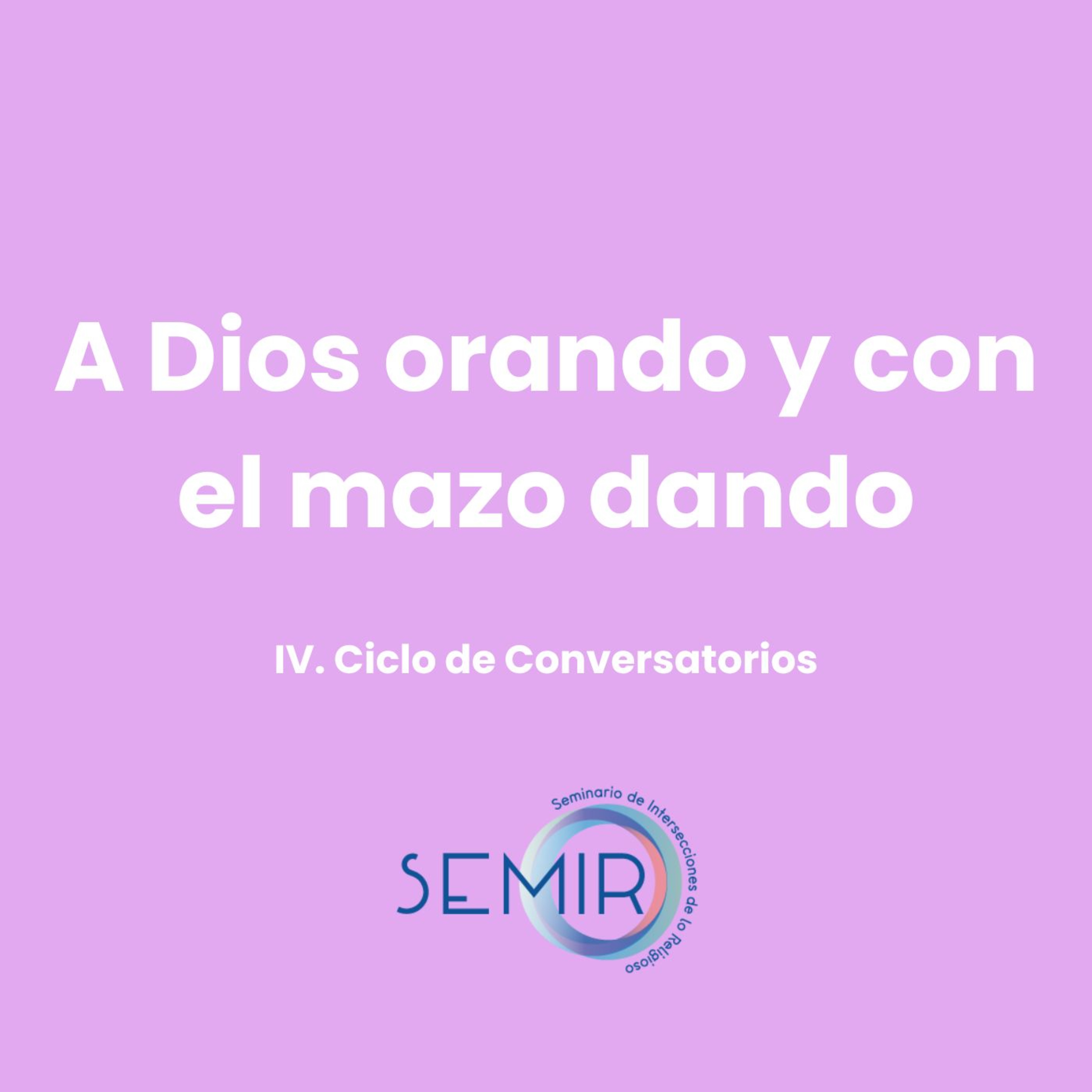 Portada de Conversatorio "Si Dios quiere..."Repensando el fenómeno religioso