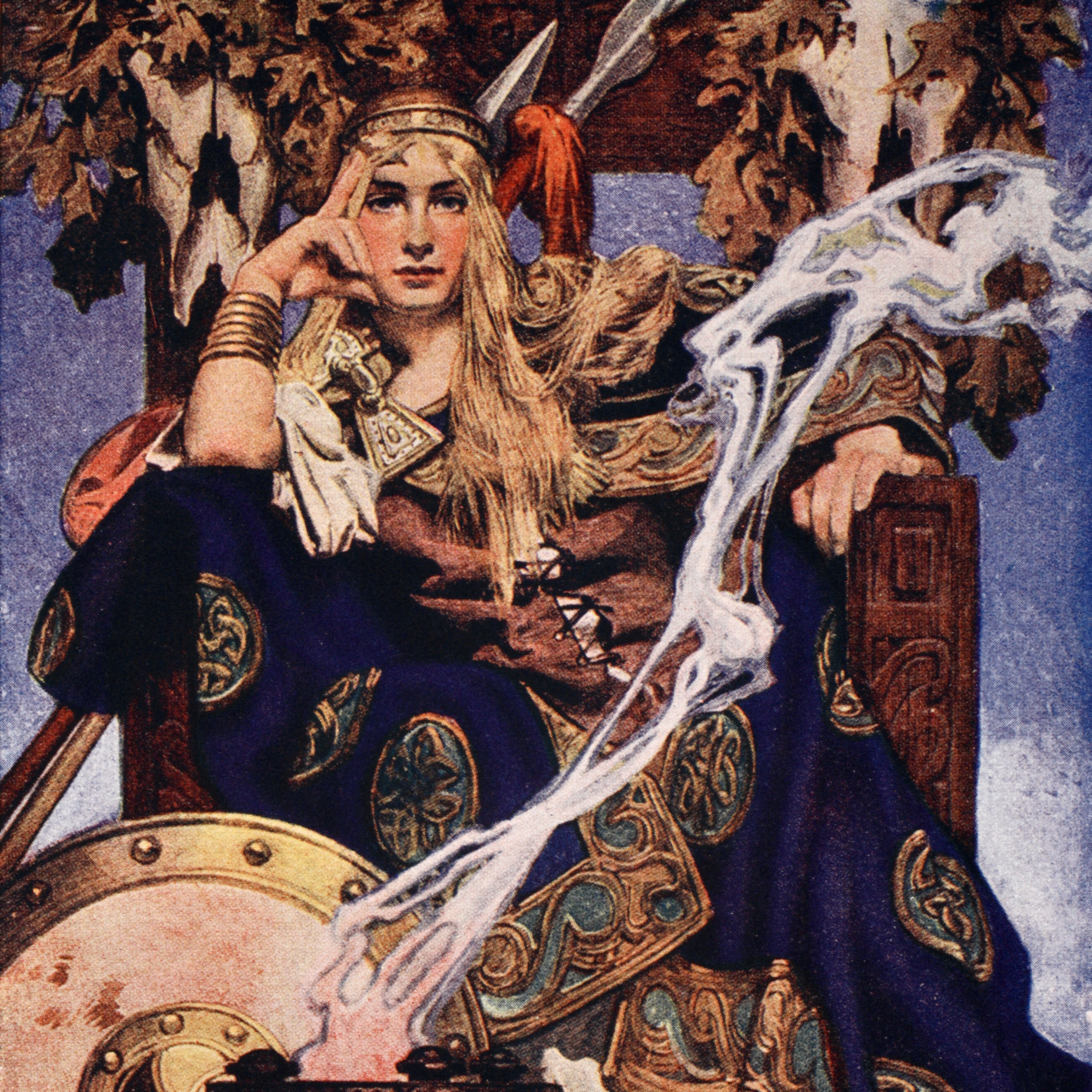 Medhbh of the Long Arm's speech to Corum on the morning of the first battle with the Fhoi Myore episode artwork