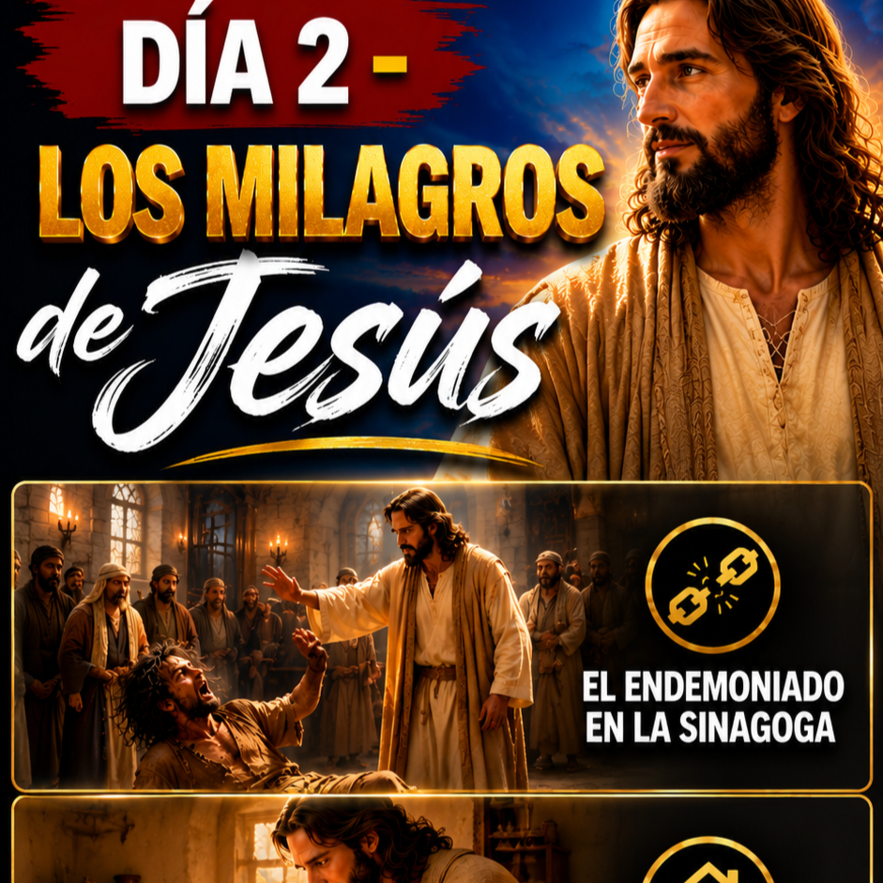 Dia 2 - Los Milagros de Jesus I El Endemoniado, la Suegra de Pedro y Muchas Sanidades | Estudio Bíblico episode artwork