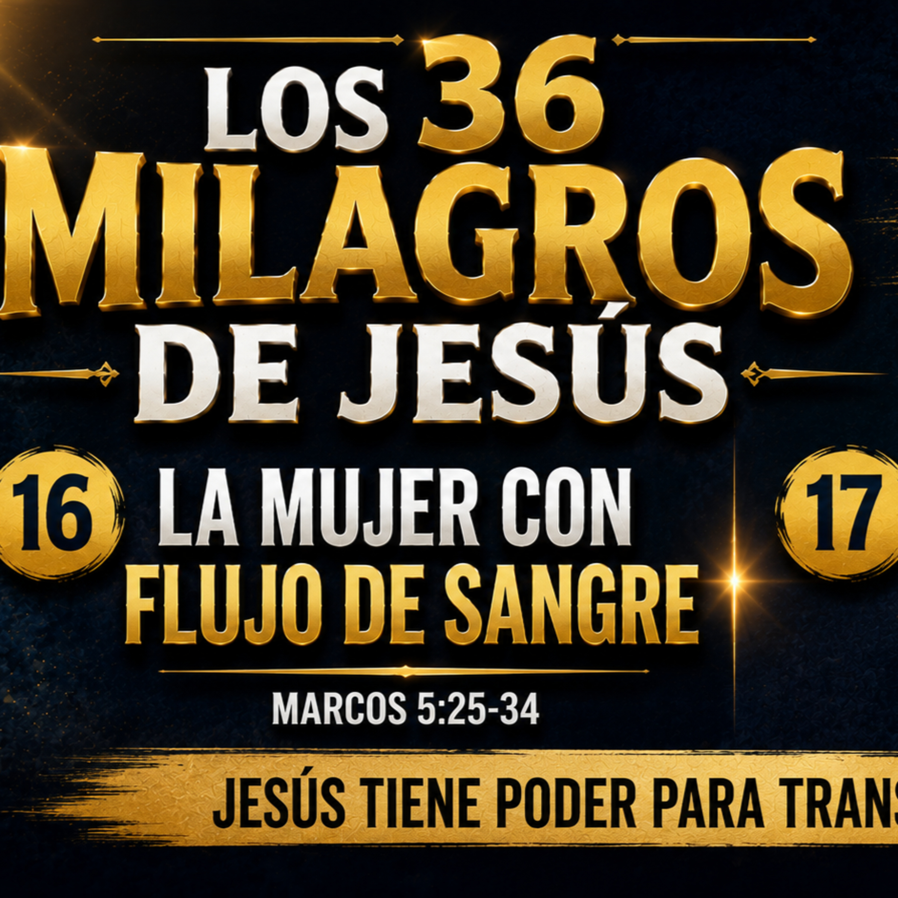 Dia 6- Los Milagros de Jesús – La Mujer con Flujo de Sangre y los Dos Ciegos | Estudio Bíblico episode artwork