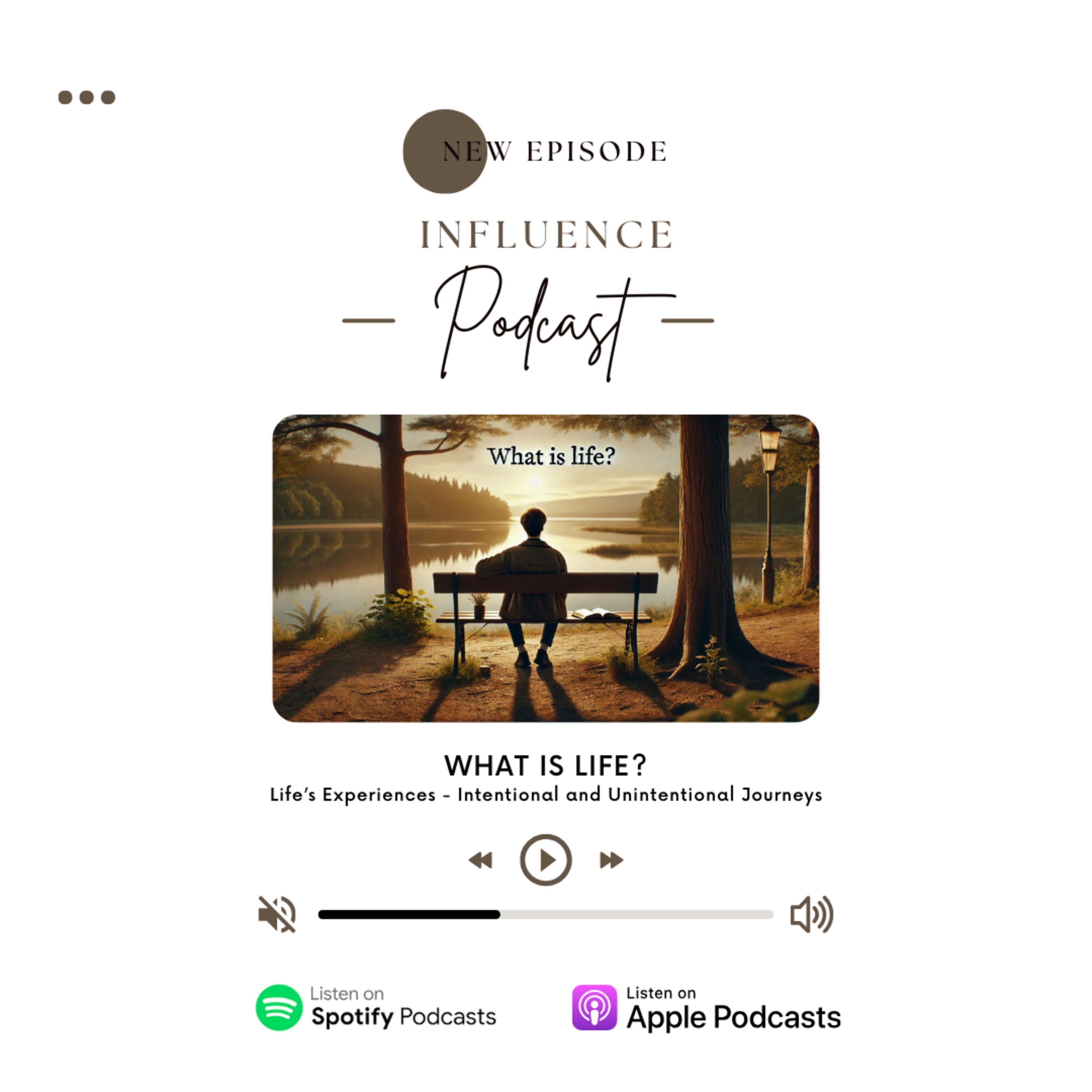 What is Life?: Life’s Experiences – Intentional and Unintentional Journeys episode artwork