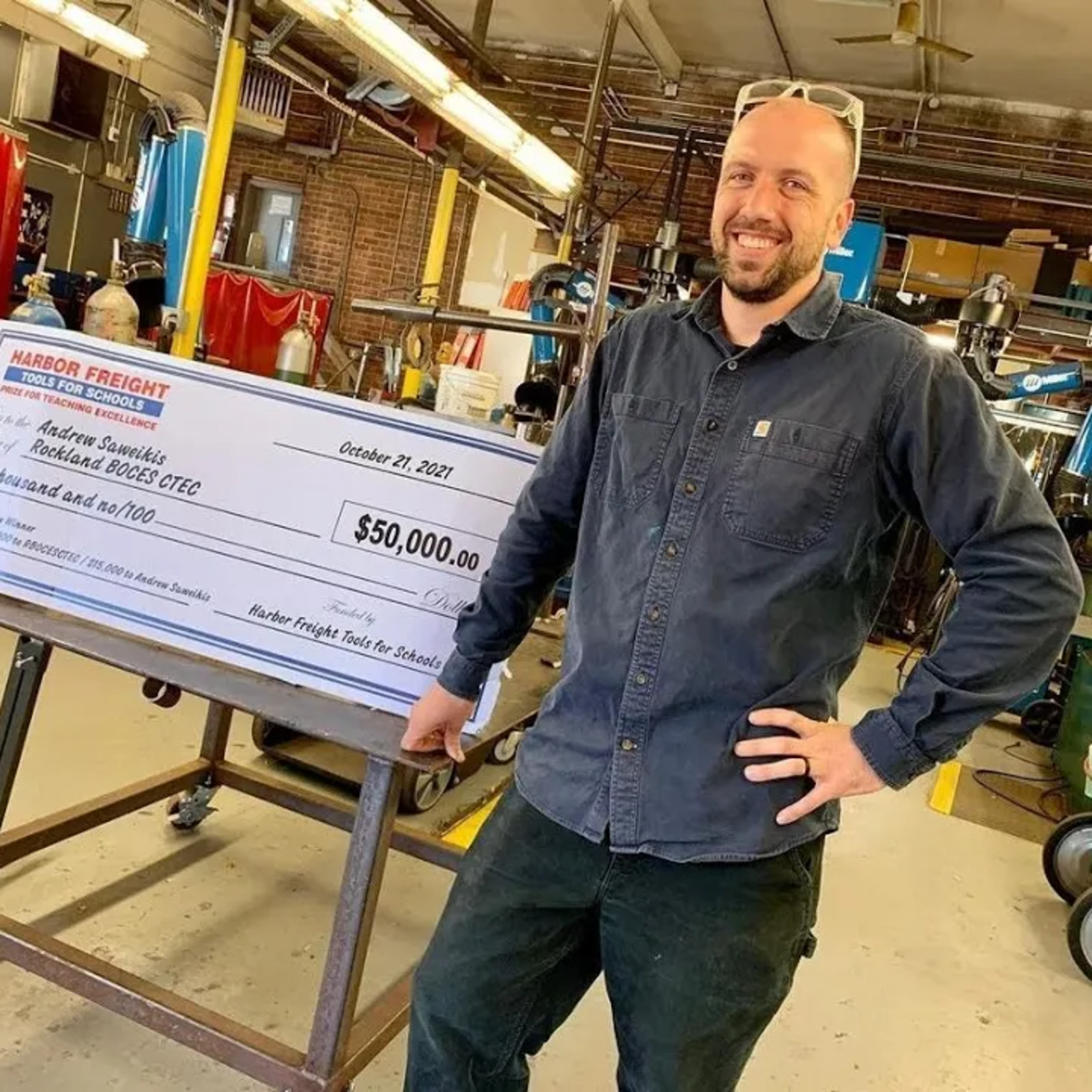 Andrew Saweikis, Metal Fabricator and award winning Welding teacher episode artwork