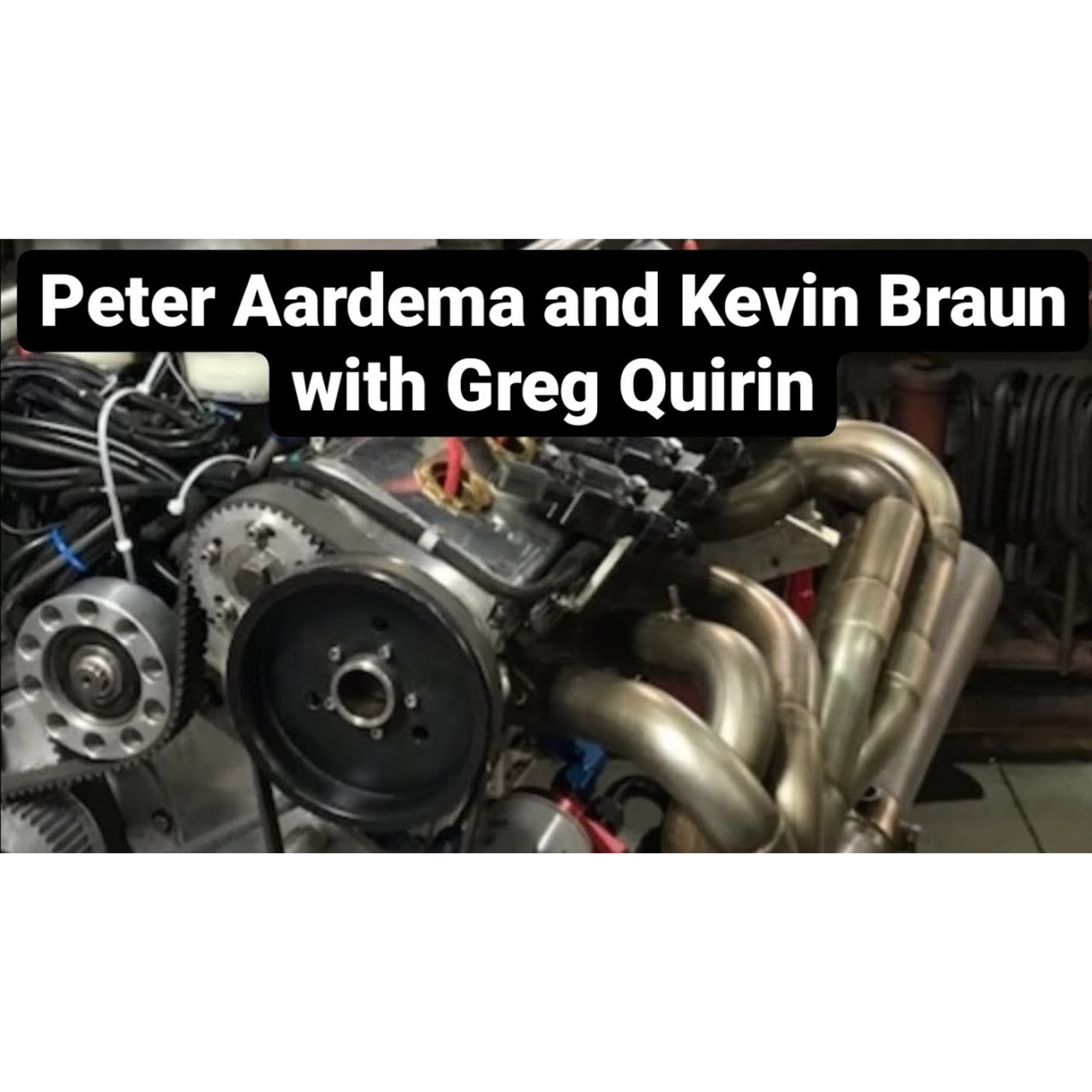 Peter Aardema and Keven Braun, with Greg Quirin: California Hot Rodders episode artwork
