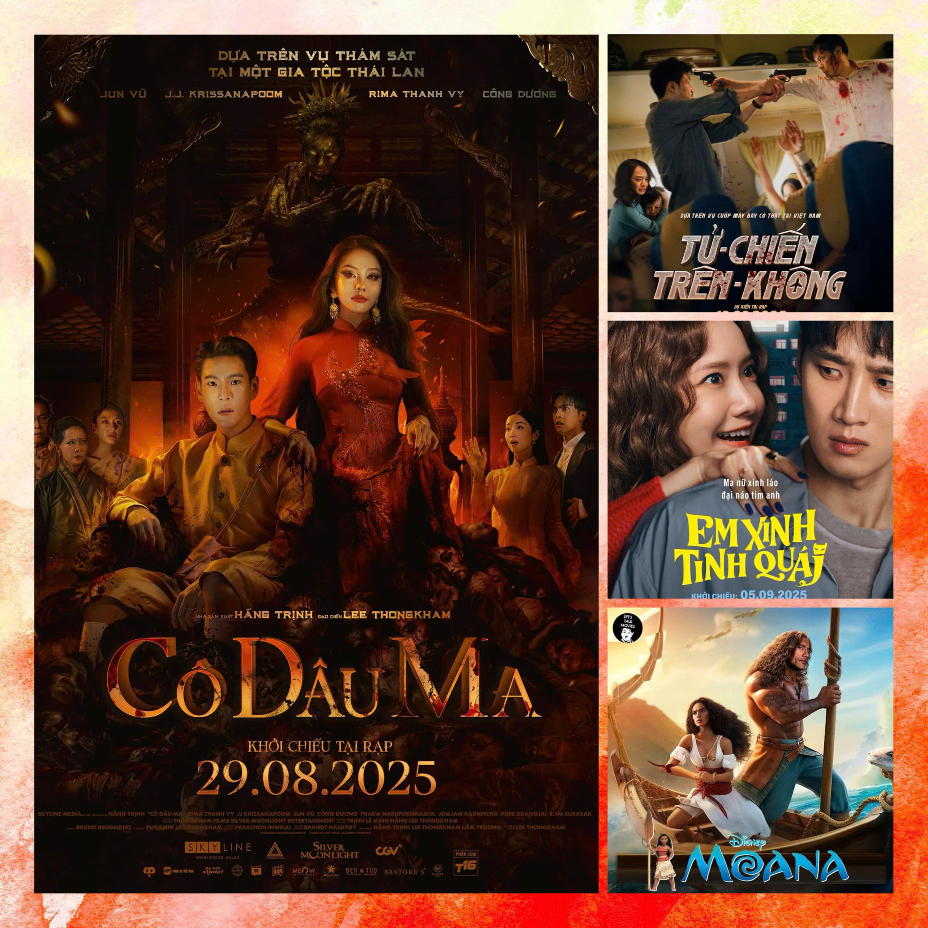 Thái Hoà kể chuyện đóng Tử chiến trên không; Cô dâu ma tung poster rùng rợn, Yoona tái xuất trong Em xinh tinh quái và chuyện bản quyề về AI trong điện ảnh episode artwork