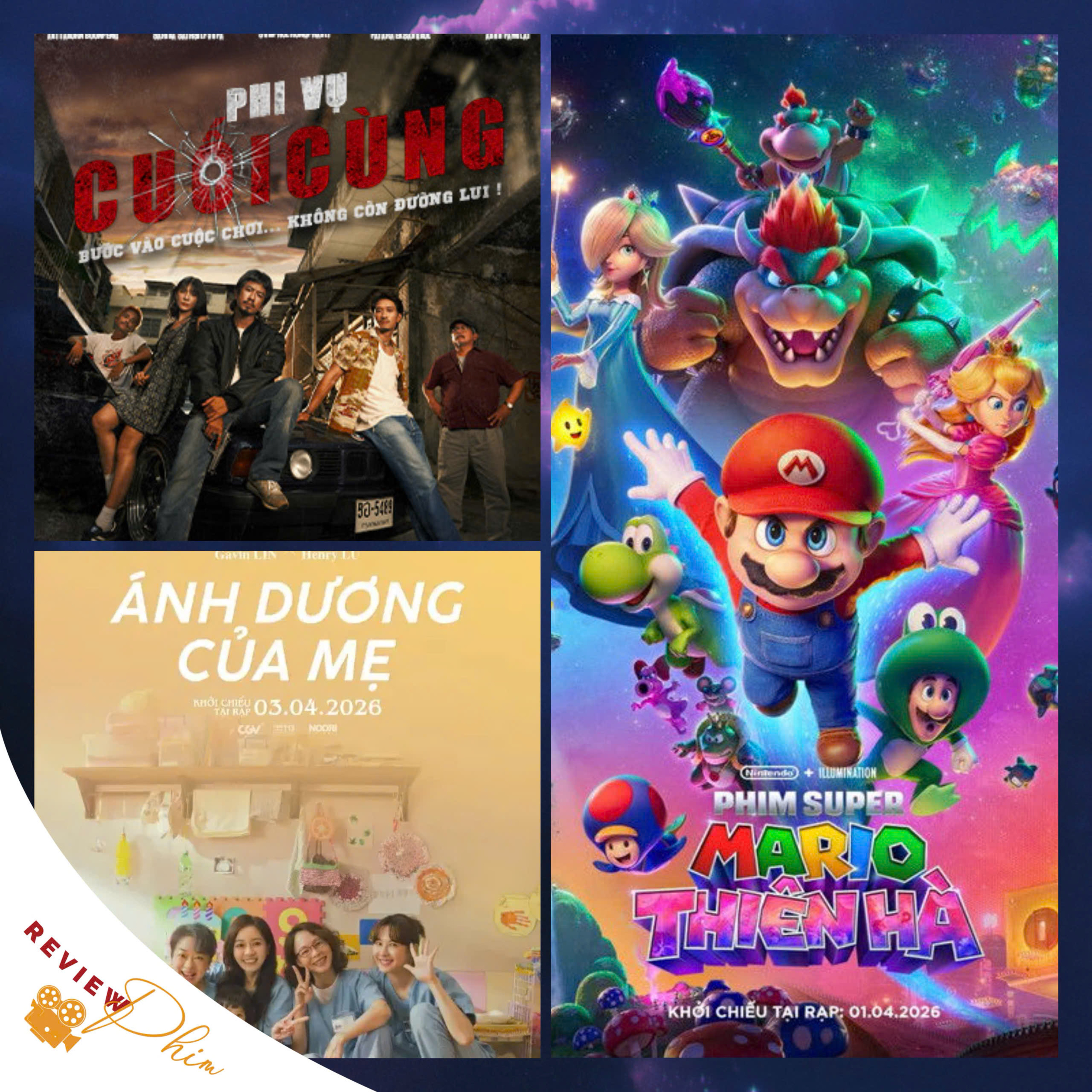 Review phim: PHIM SUPER MARIO THIÊN HÀ, PHI VỤ CUỐI CÙNG và ÁNH DƯƠNG CỦA MẸ episode artwork