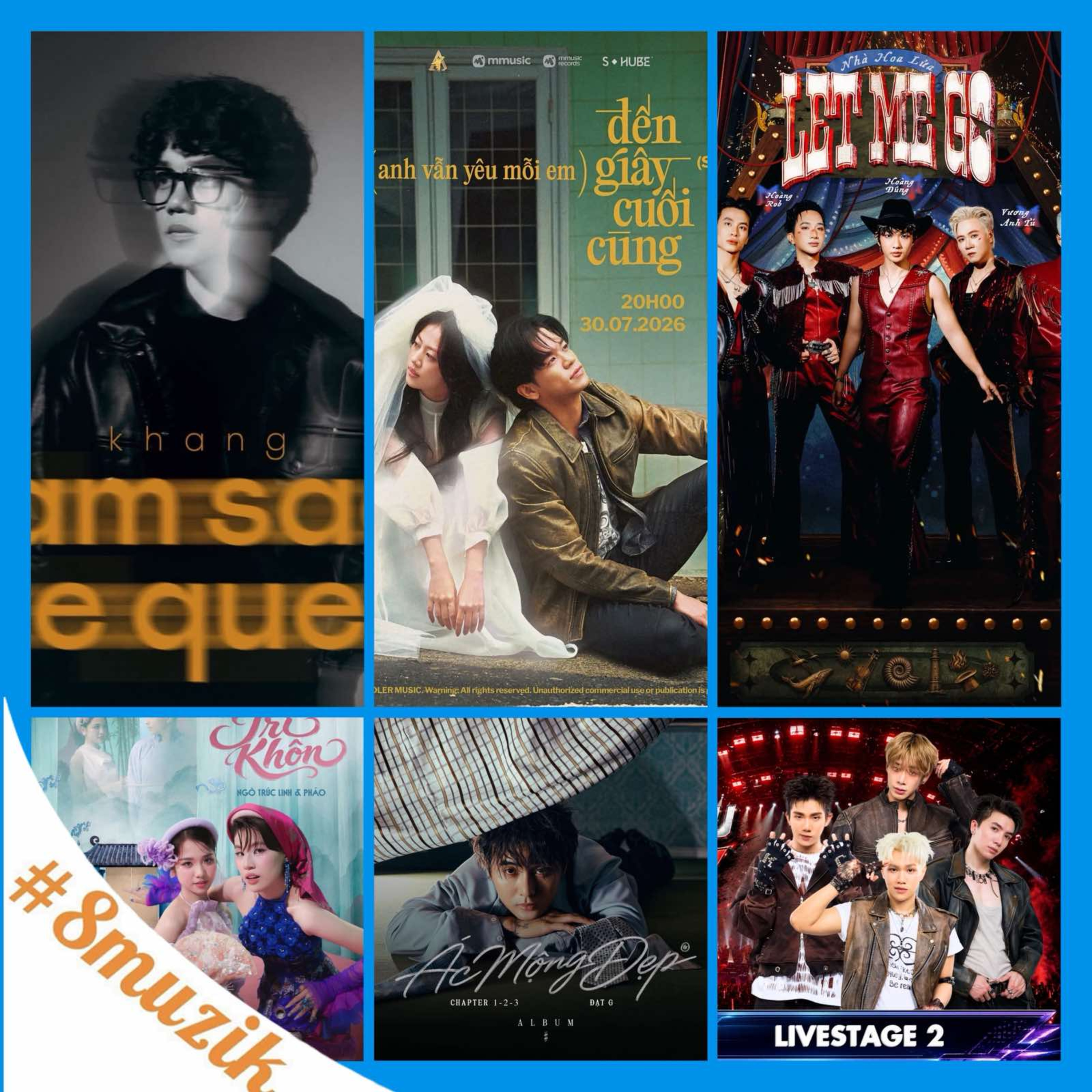 8muzik: (S)Trọng Hiếu, Đạt G, khang, Ngô Trúc Linh và dàn Anh Trai, Anh Tài gửi lào chào đến V-POP tháng 8 episode artwork