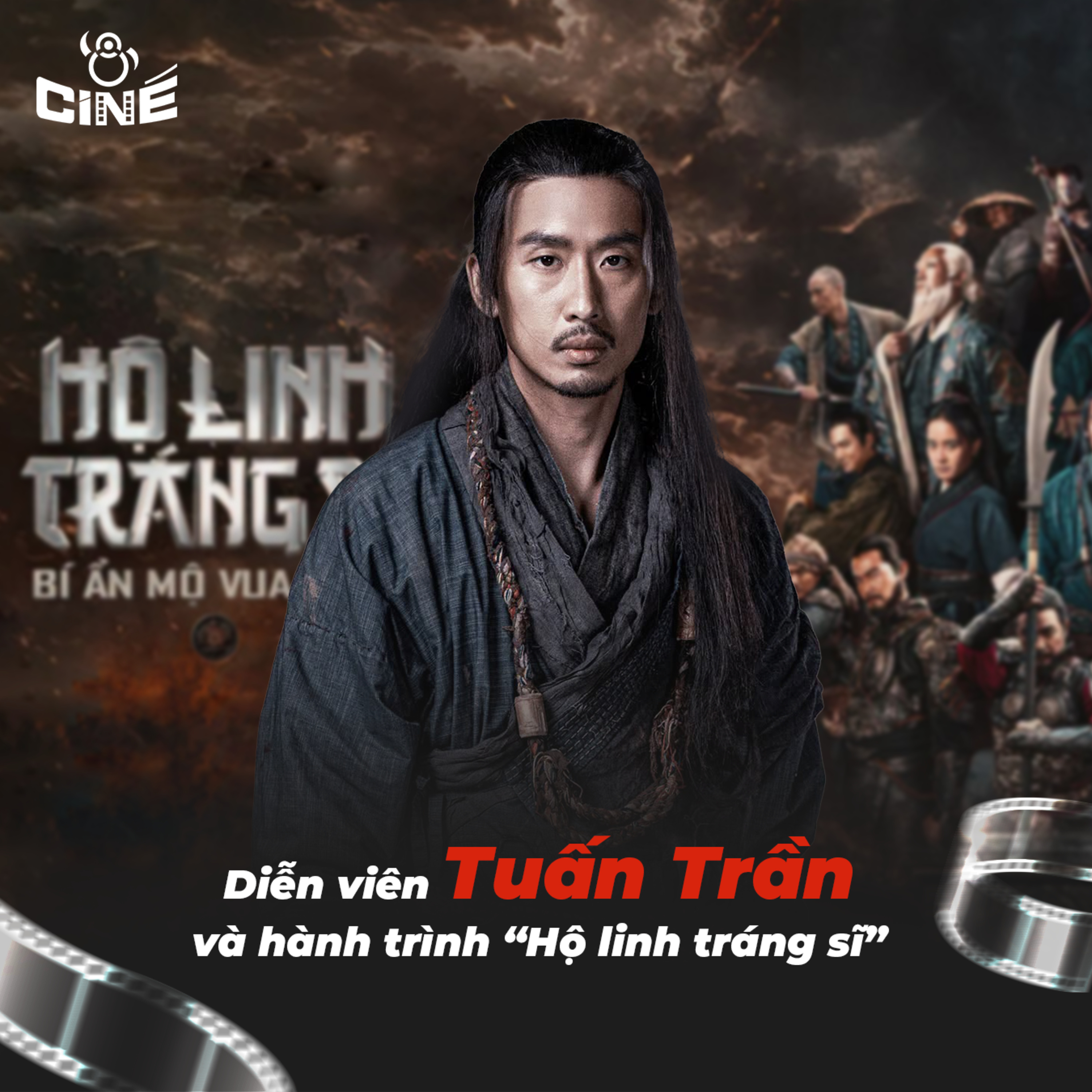 Tuấn Trần (Hộ linh tráng sĩ): Không ngại đóng cảnh tình cảm với Thiên Tú vì đã gặp chồng Tú rồi