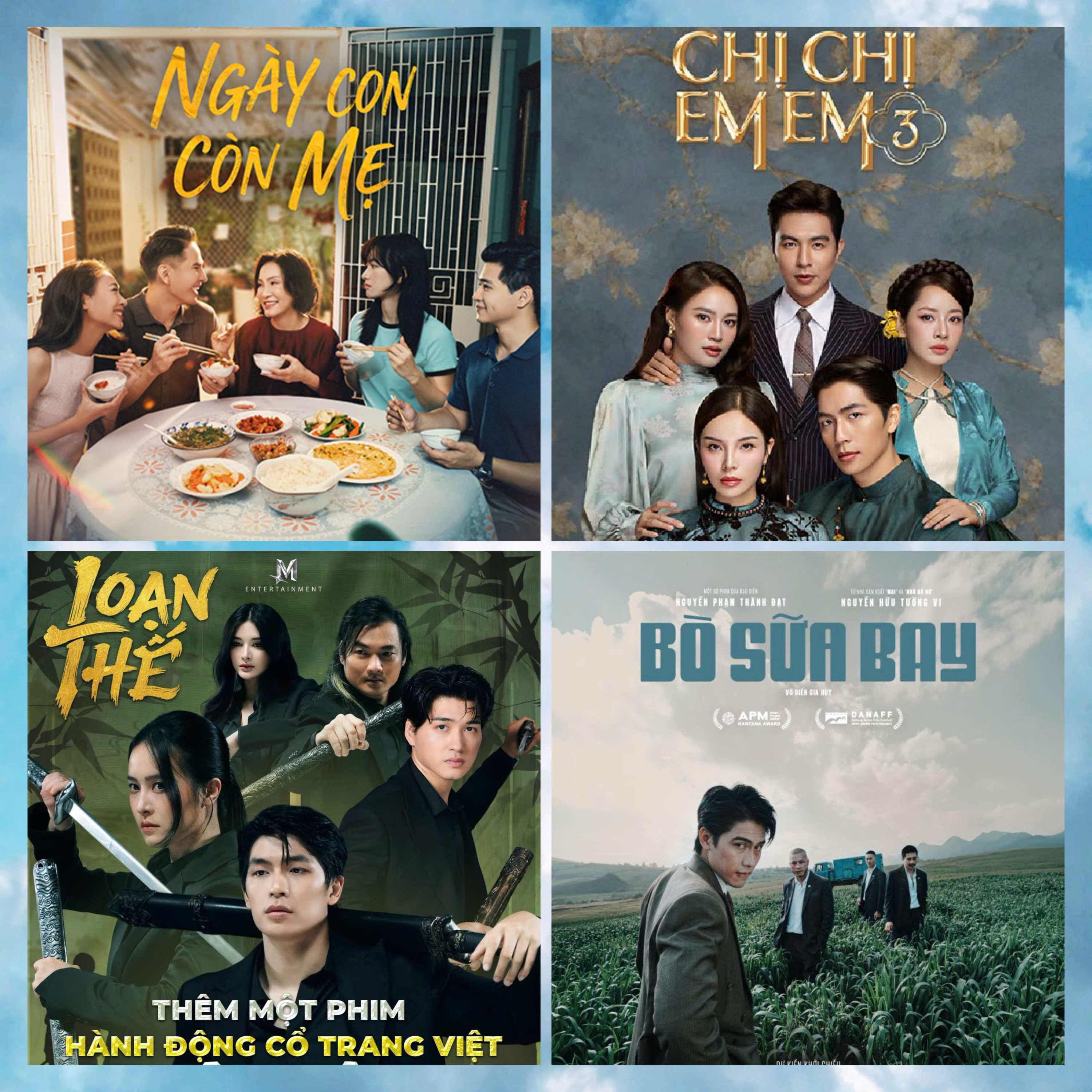 "Loạn Thế" chốt đơn Quốc Anh, Ma Ran Đô & Hoàng tóc dài; Chị chị em em 3 & Ngày con còn mẹ tung trailer đầy drama; Bò Sữa Bay tung hậu trường episode artwork