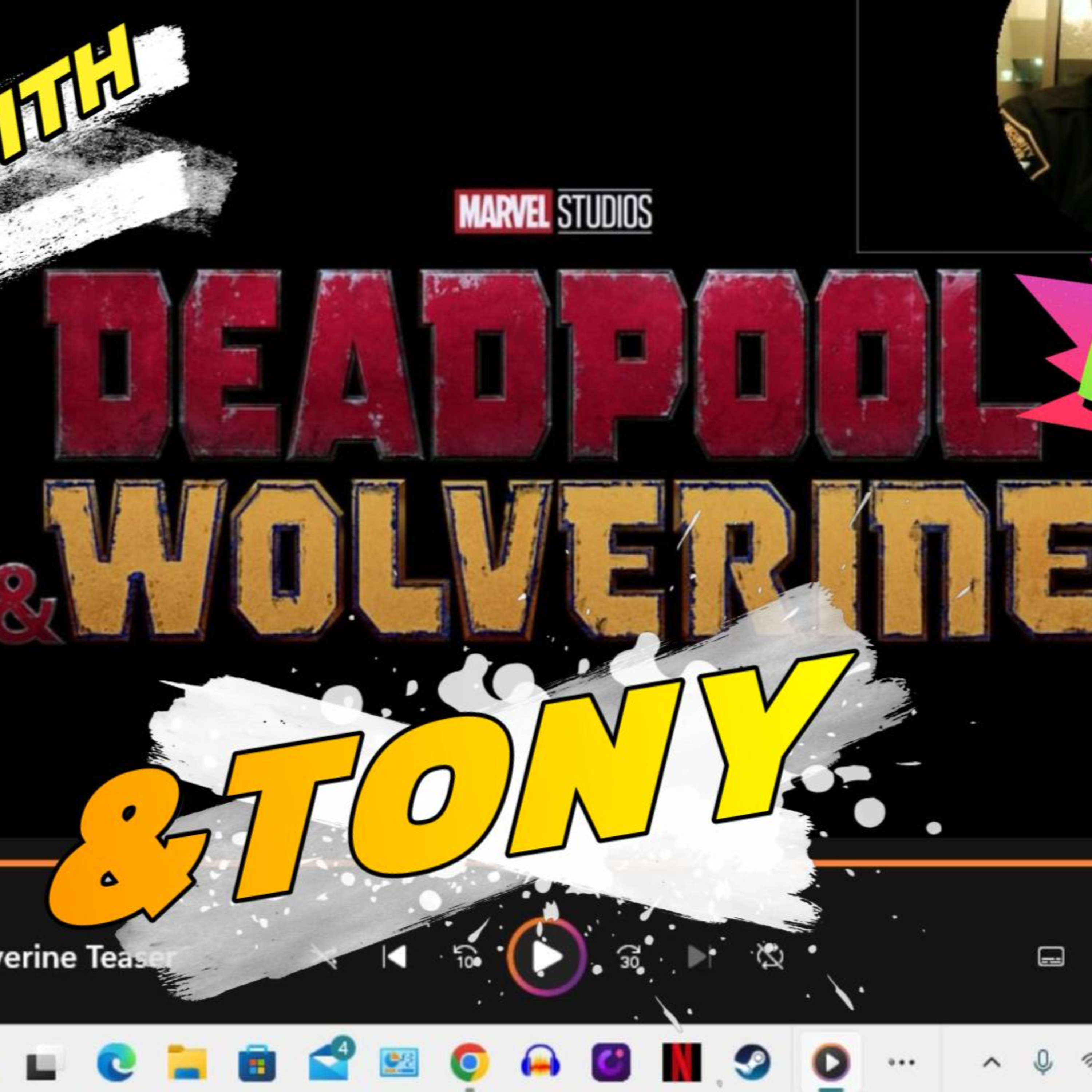 Deadpool , Woverine & Tony Trailer Reaction Video  episode artwork