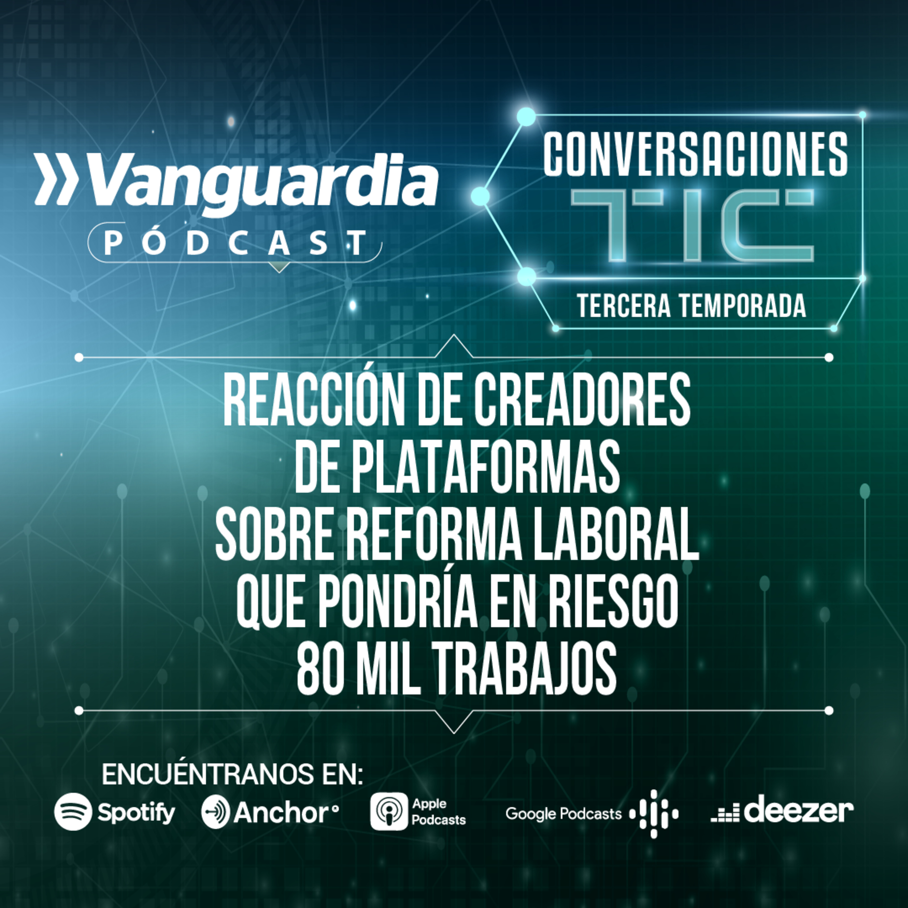 Reacción de creadores de plataformas sobre Reforma Laboral que pondría en riesgo 80 mil trabajos episode artwork