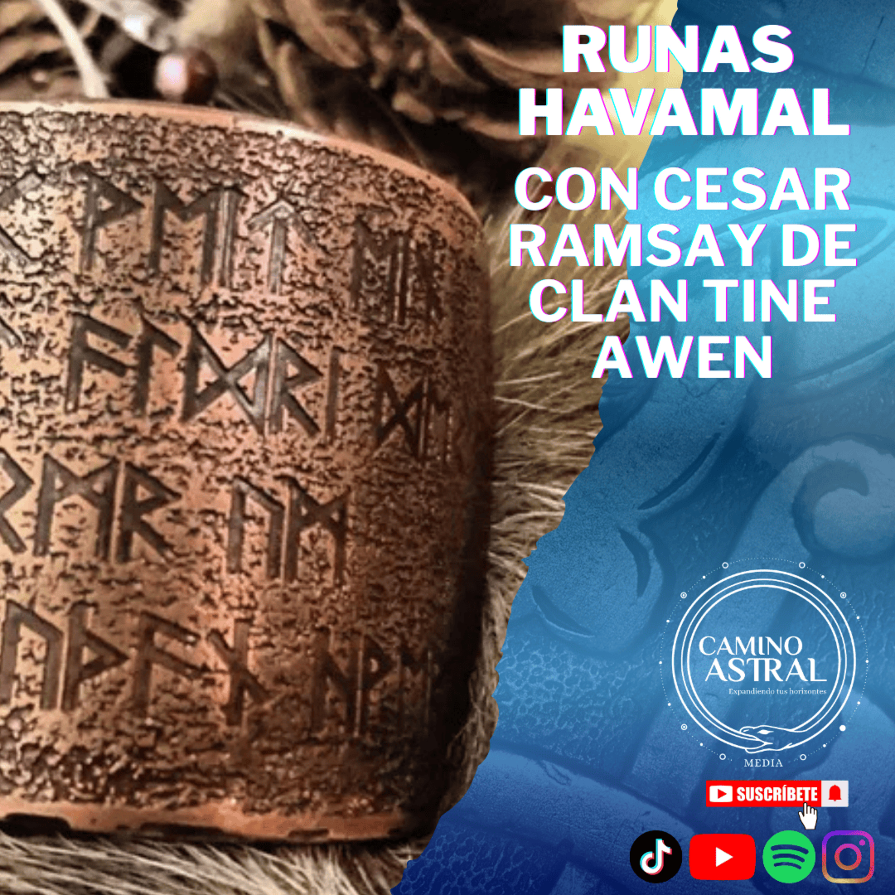 Runas Havámal con Cesar Ramsay de clan Tine Awen