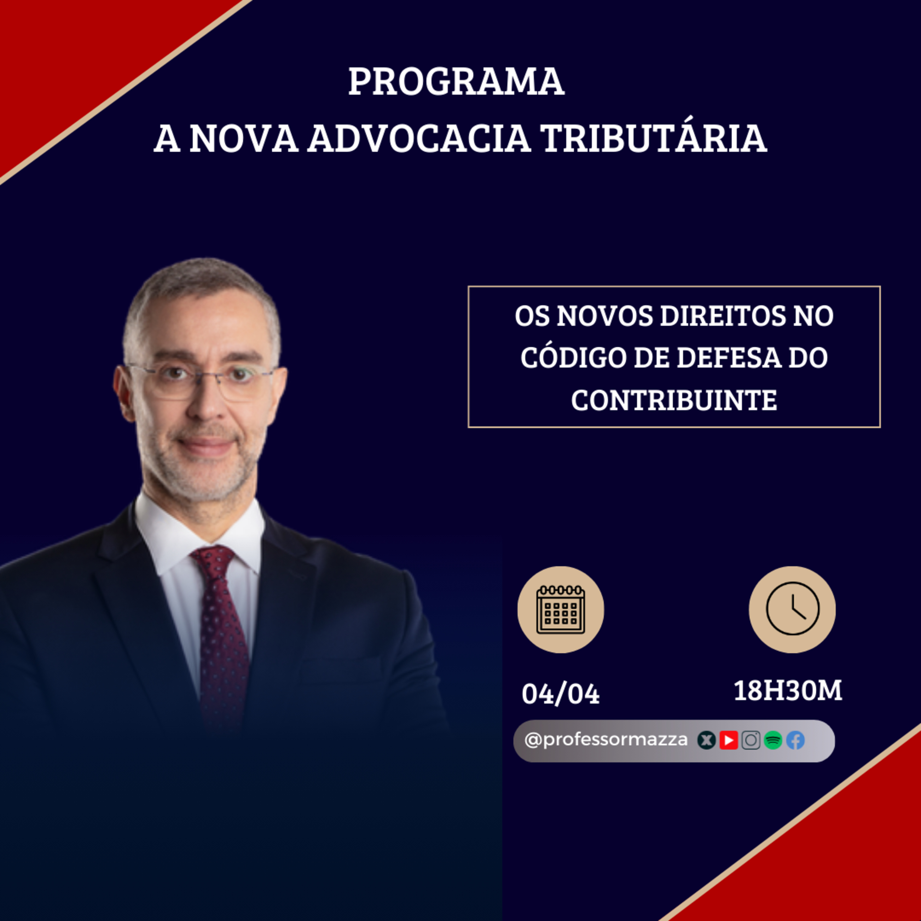 Os novos direitos no Código de Defesa do Contribuinte (LIVE COMPLETA) episode artwork