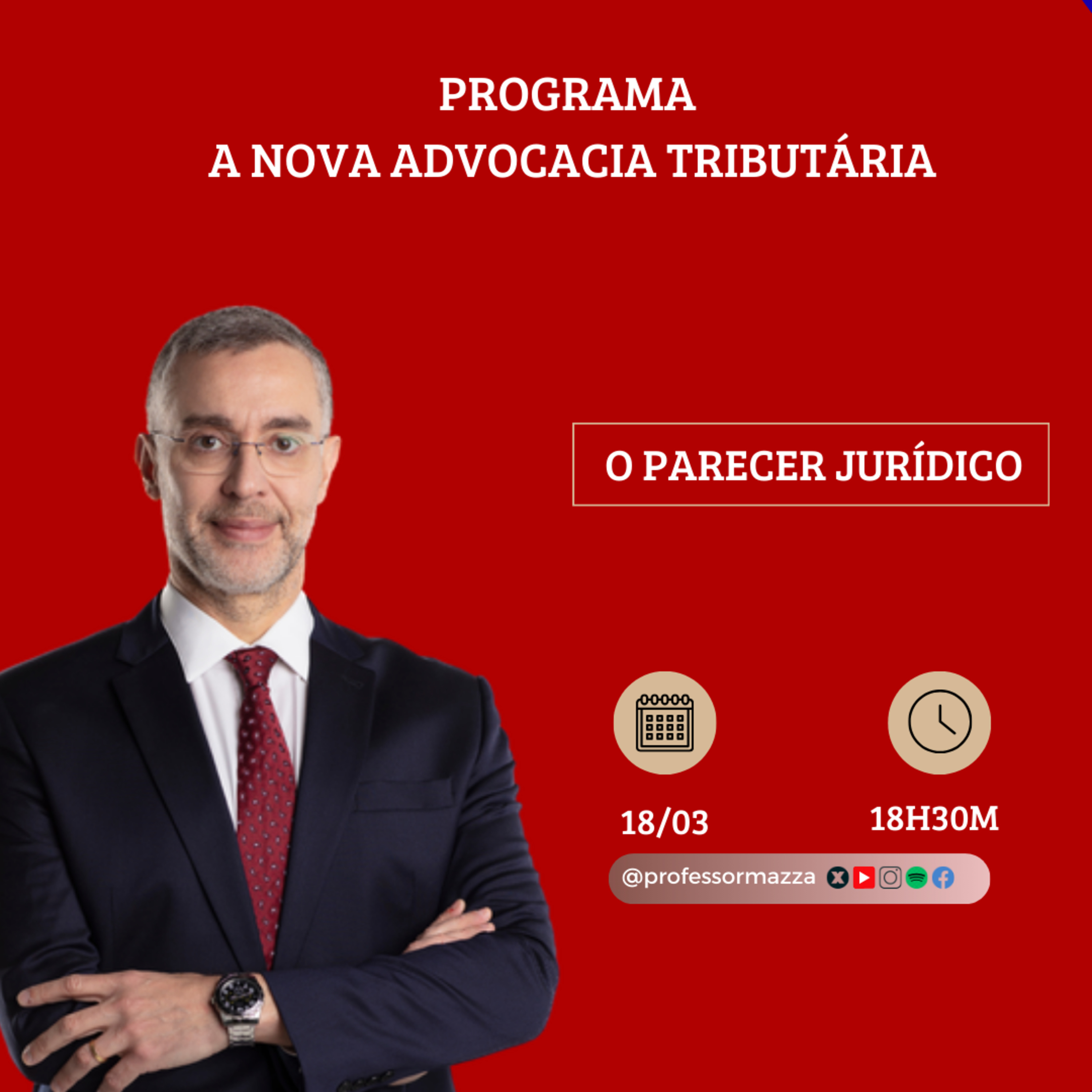 O Parecer Jurídico (LIVE COMPLETA) | A Nova Advocacia Tributária episode artwork