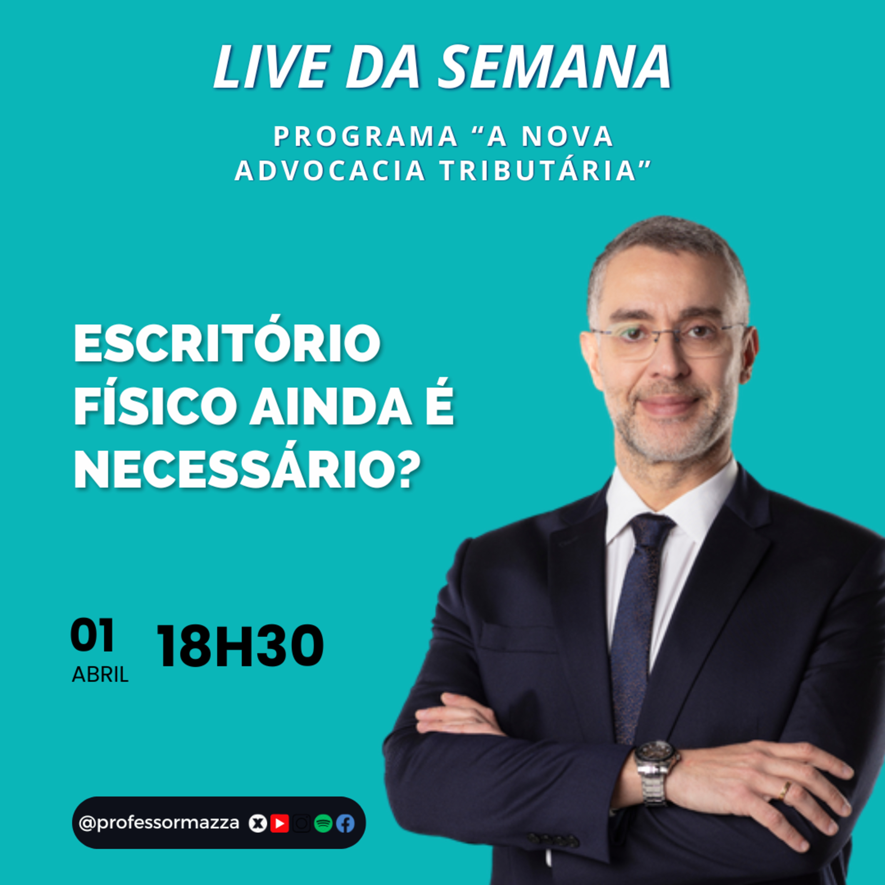 Escritório físico ainda é necessário? (LIVE COMPLETA) | A Nova Advocacia Tributária episode artwork