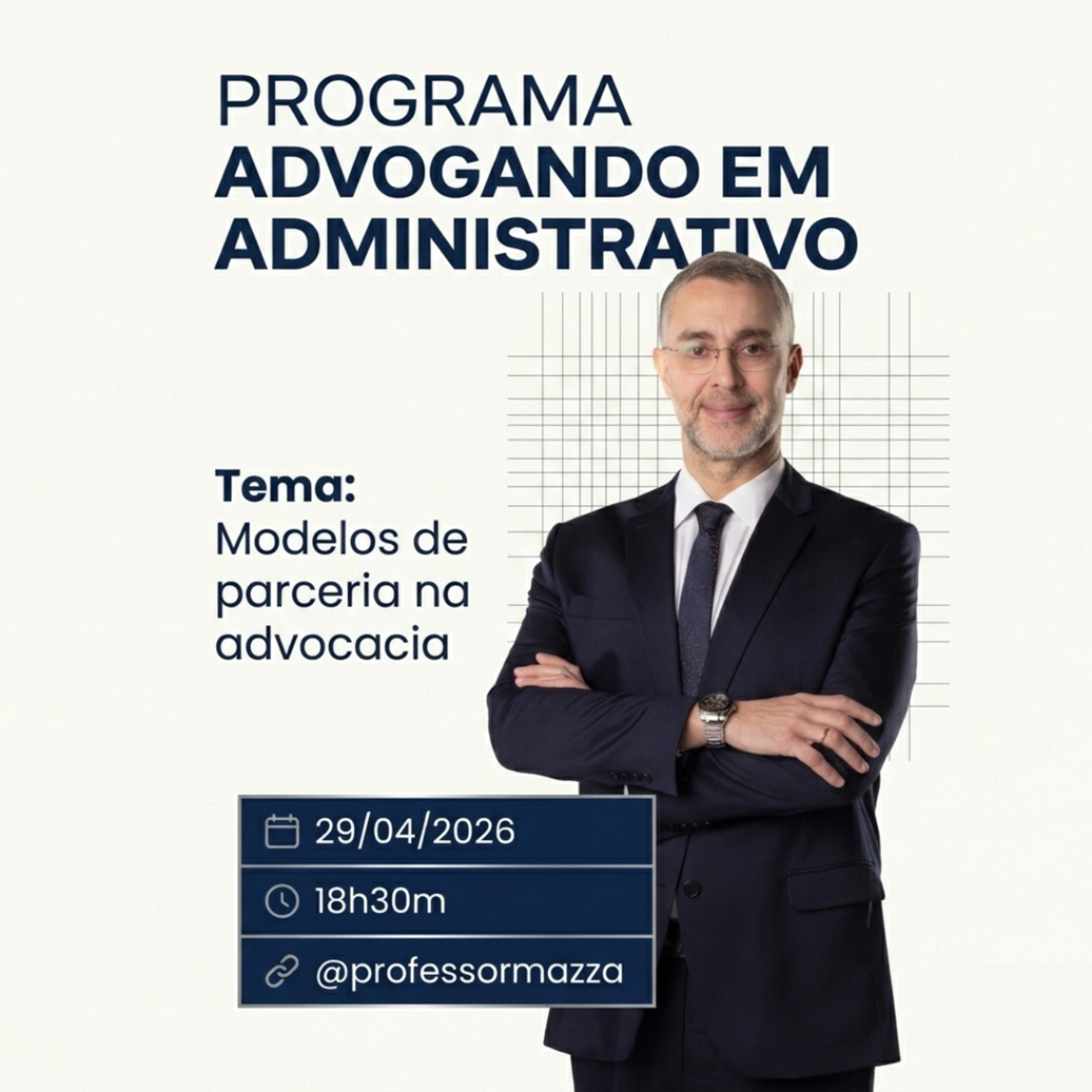 Modelos de parceria na advocacia (LIVE COMPLETA) | Advogando em Administrativo episode artwork