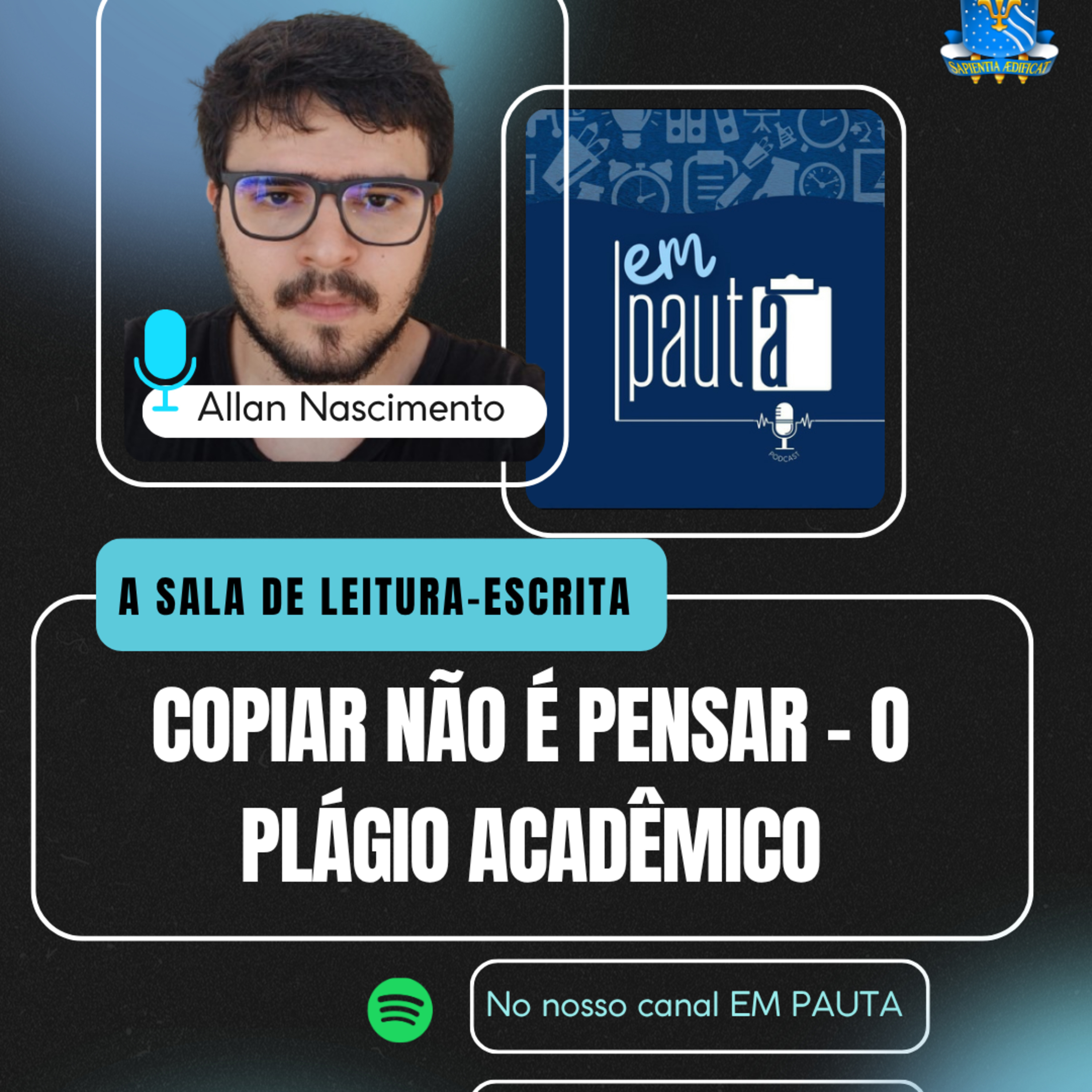 #96 A Sala de Leitura-Escrita: Copiar não é pensar - o plágio acadêmico episode artwork