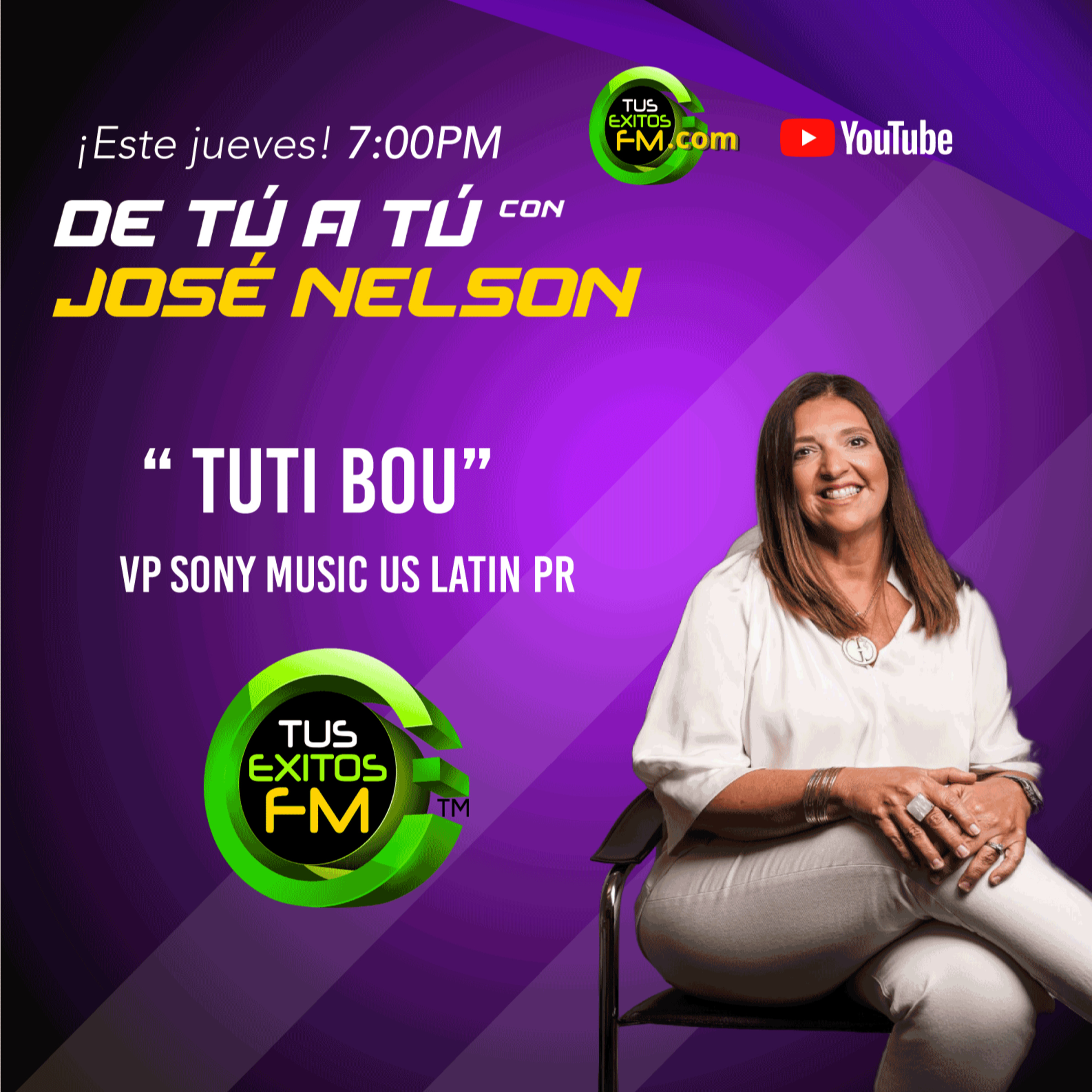 Tuti Bou nos habla sobre los nuevos desafíos para promover la música. episode artwork