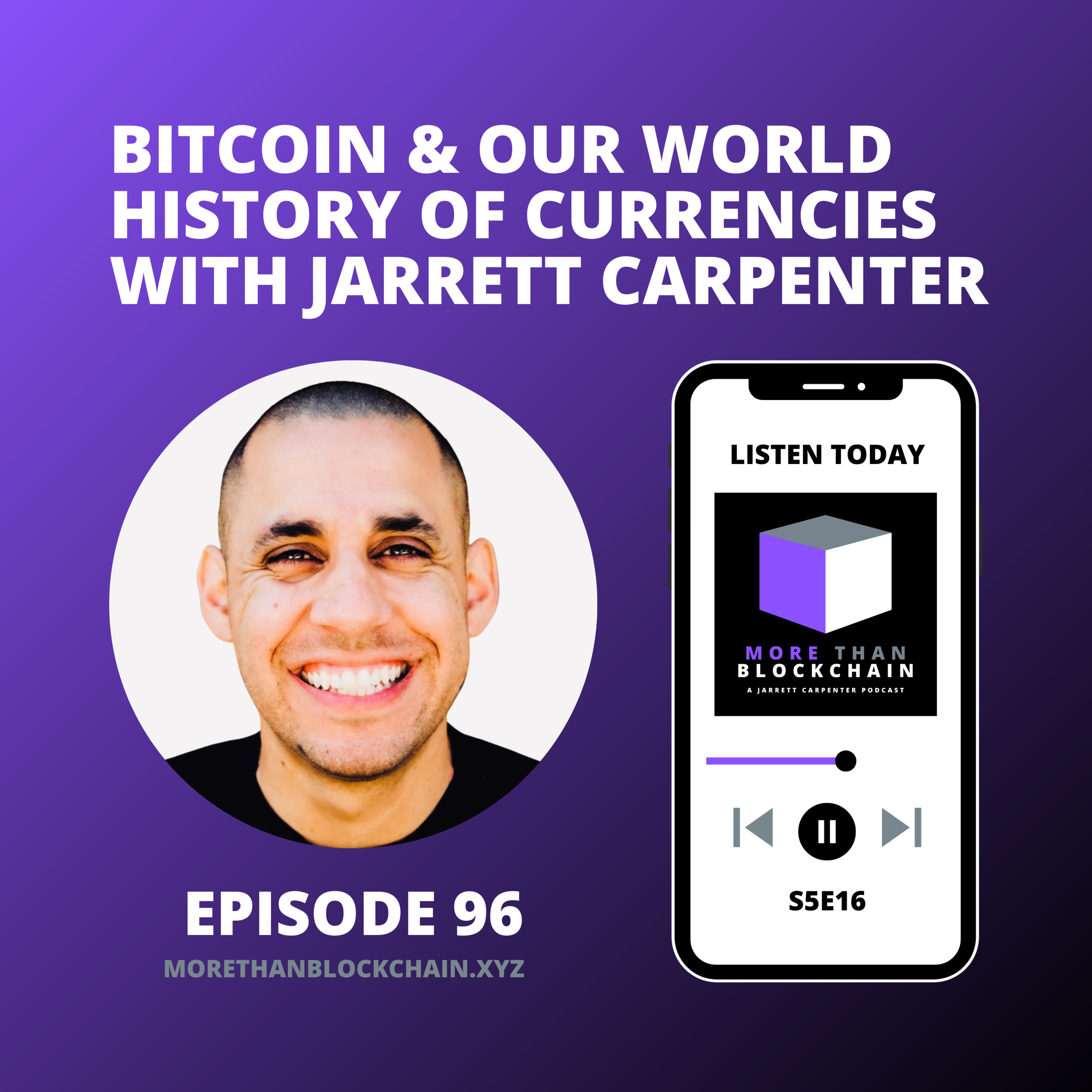E96 - QuickPod | Bitcoin & Our World History Of Currencies With Jarrett Carpenter