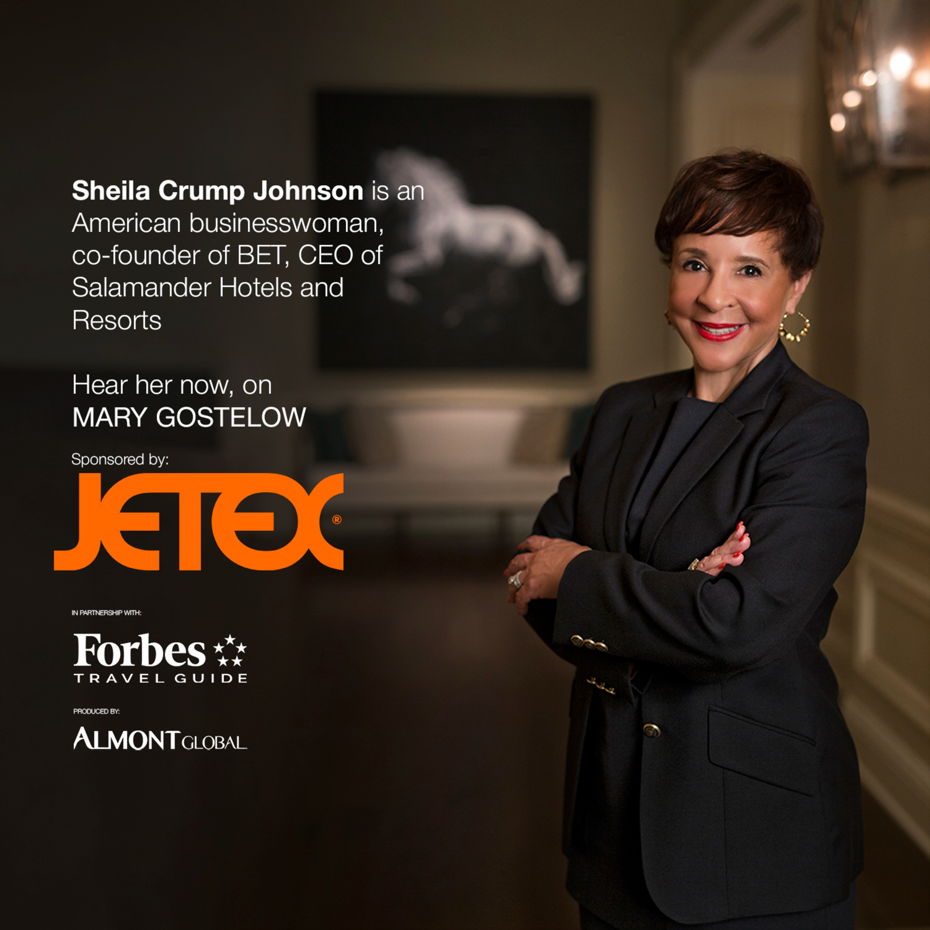 Sheila Crump Johnson - American businesswoman, co-founder of BET, CEO of Salamander Hotels and Resorts episode artwork
