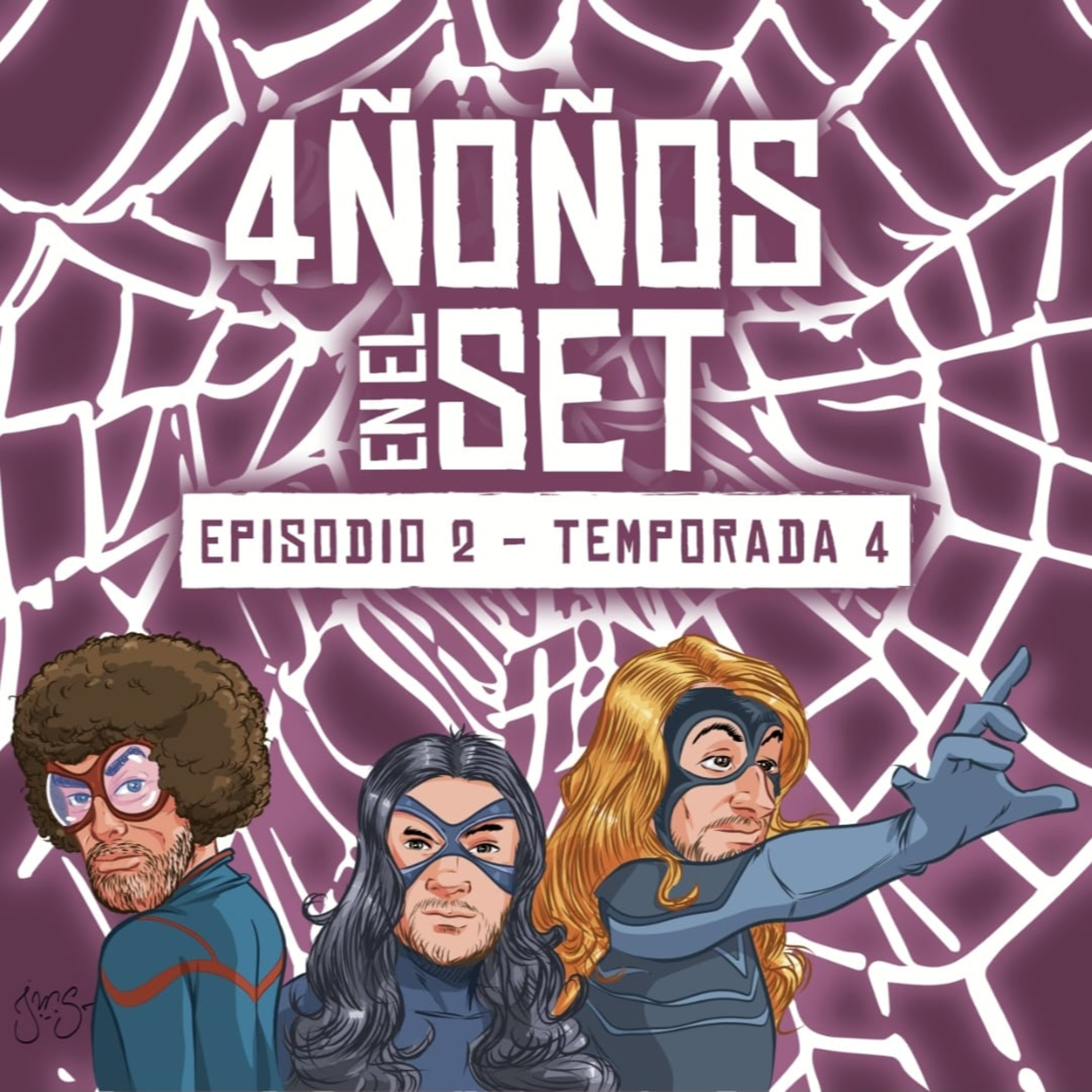 4 Ñoños en el set