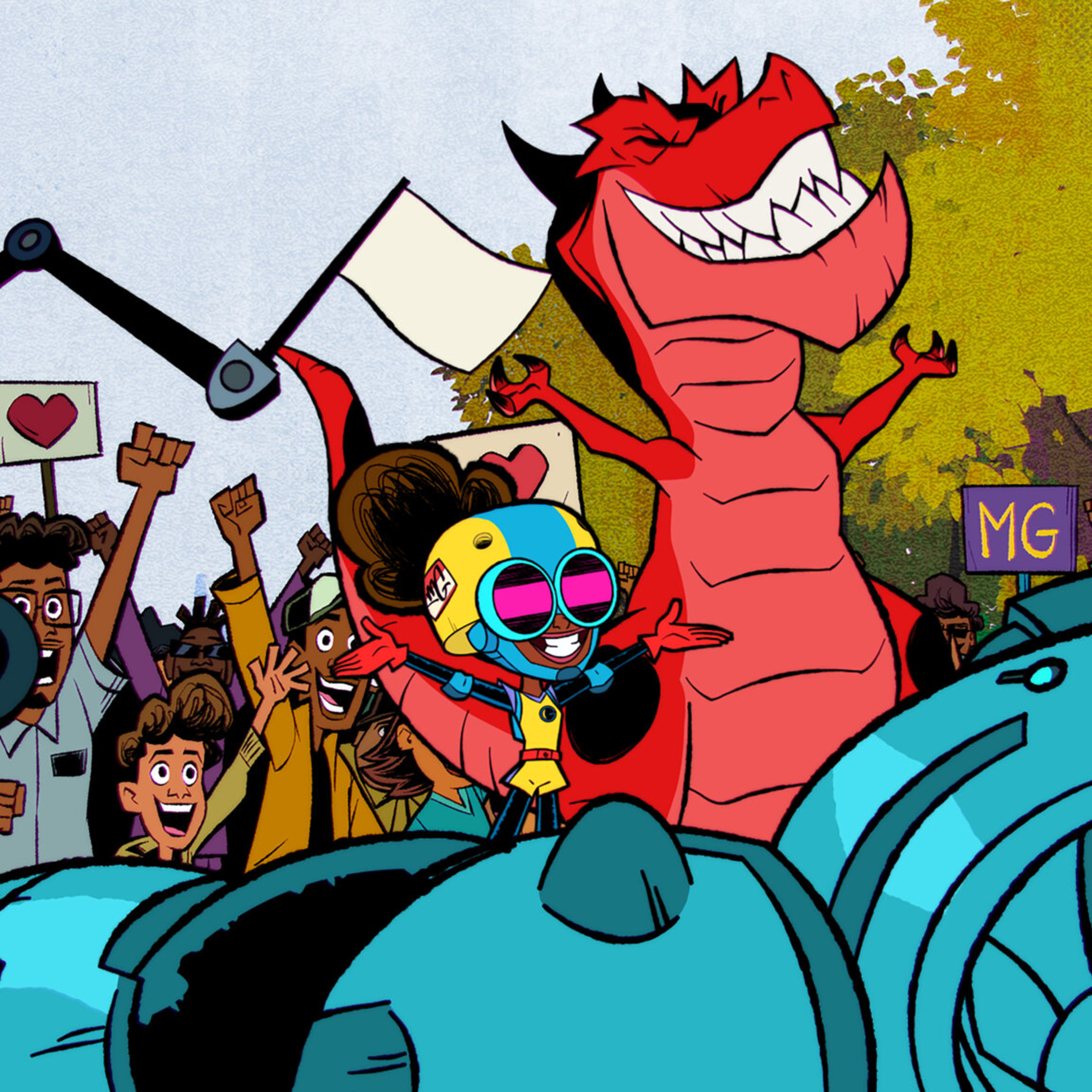 The Dynamic Duo of Moon Girl and Gretel - Renegade Animation #106 episode artwork