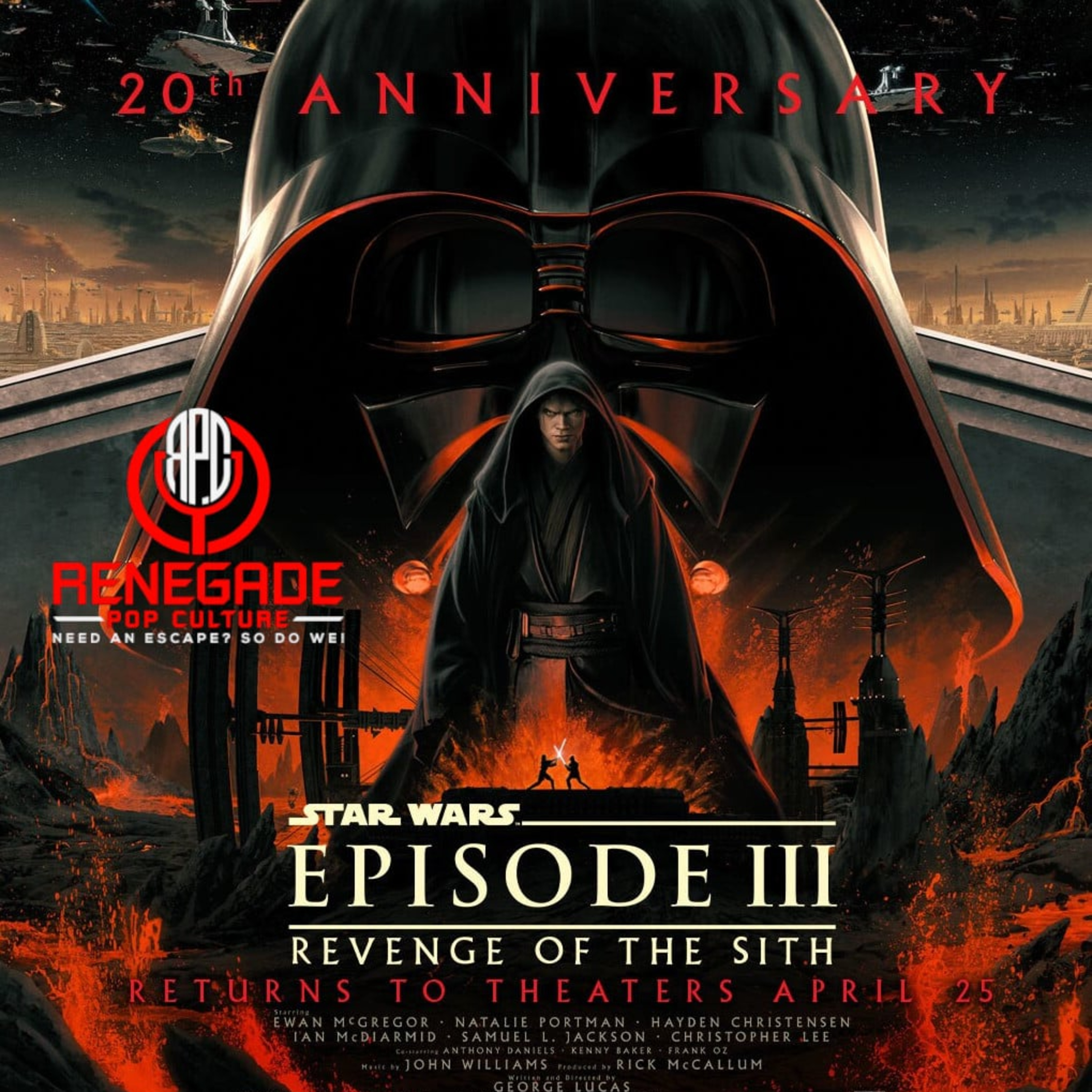 Star Wars: Episode III - Revenge of the Sith 20th Anniversary Discussion - Renegade Marquee #47 episode artwork