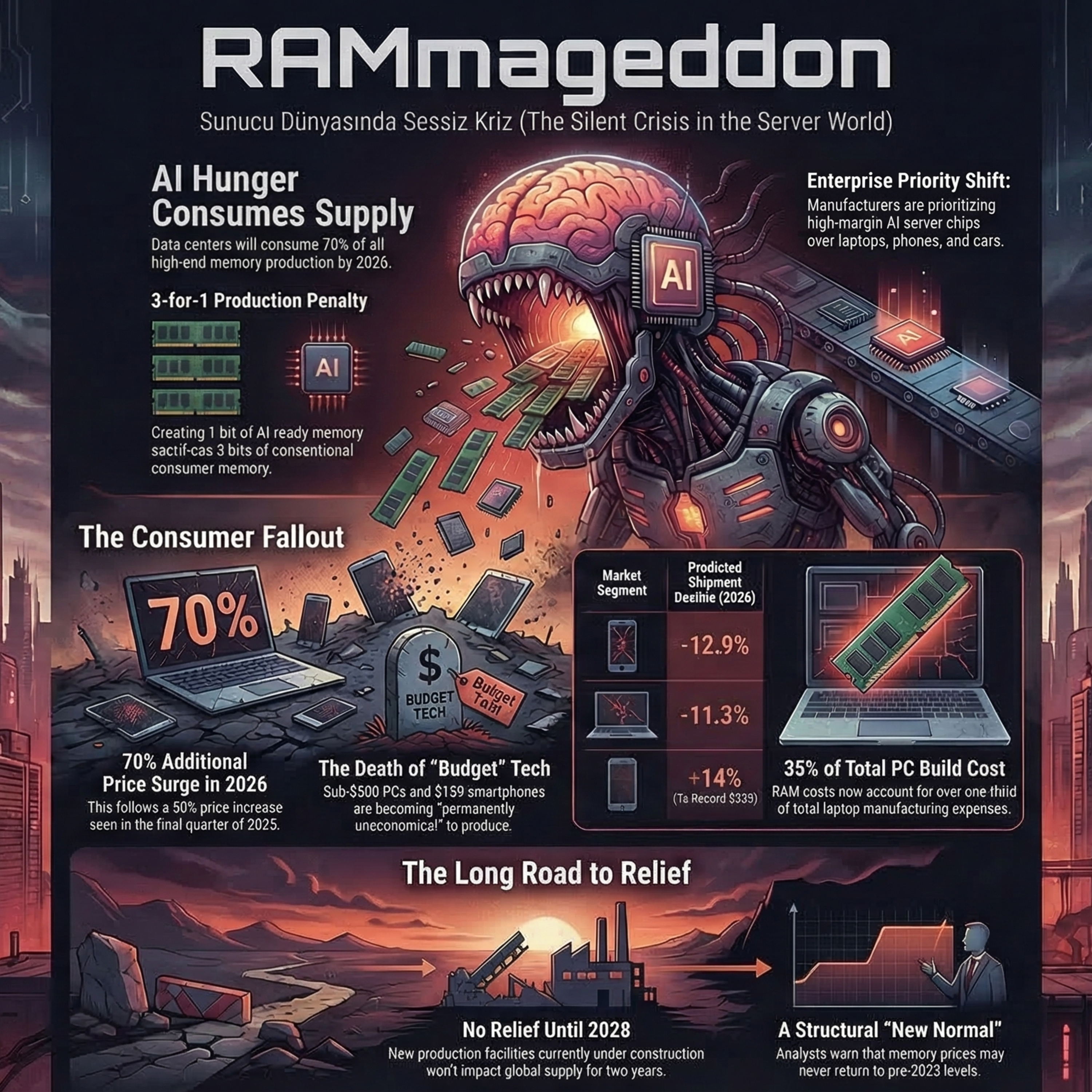 RAMmageddon: Yapay Zeka Belleğimizi Yuttu: Ucuz Teknoloji Devri Kapanıyor mu? episode artwork