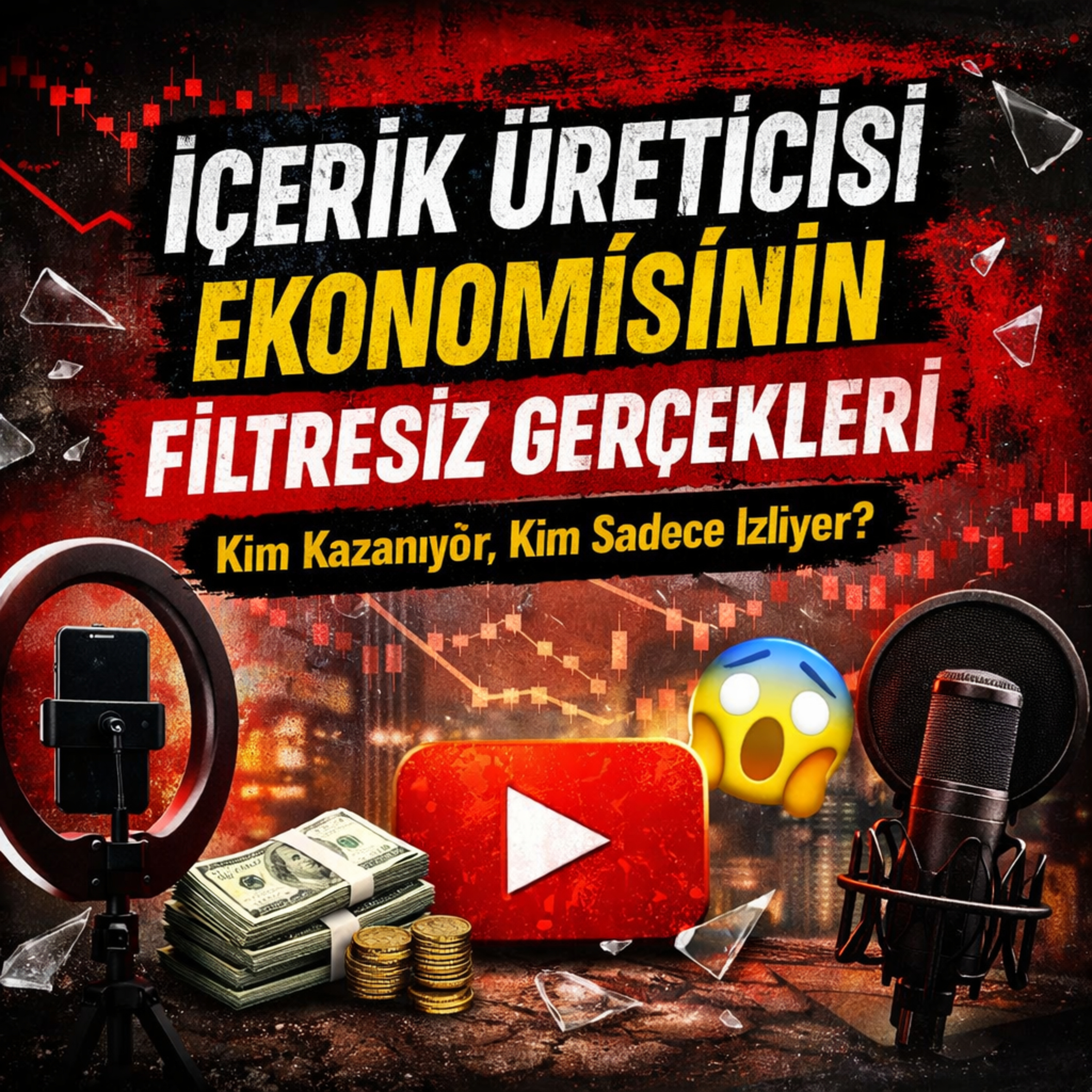 İçerik Üreticisi Ekonomisinin Filtresiz Gerçekleri: Kim Kazanıyor, Kim Sadece İzliyor? episode artwork