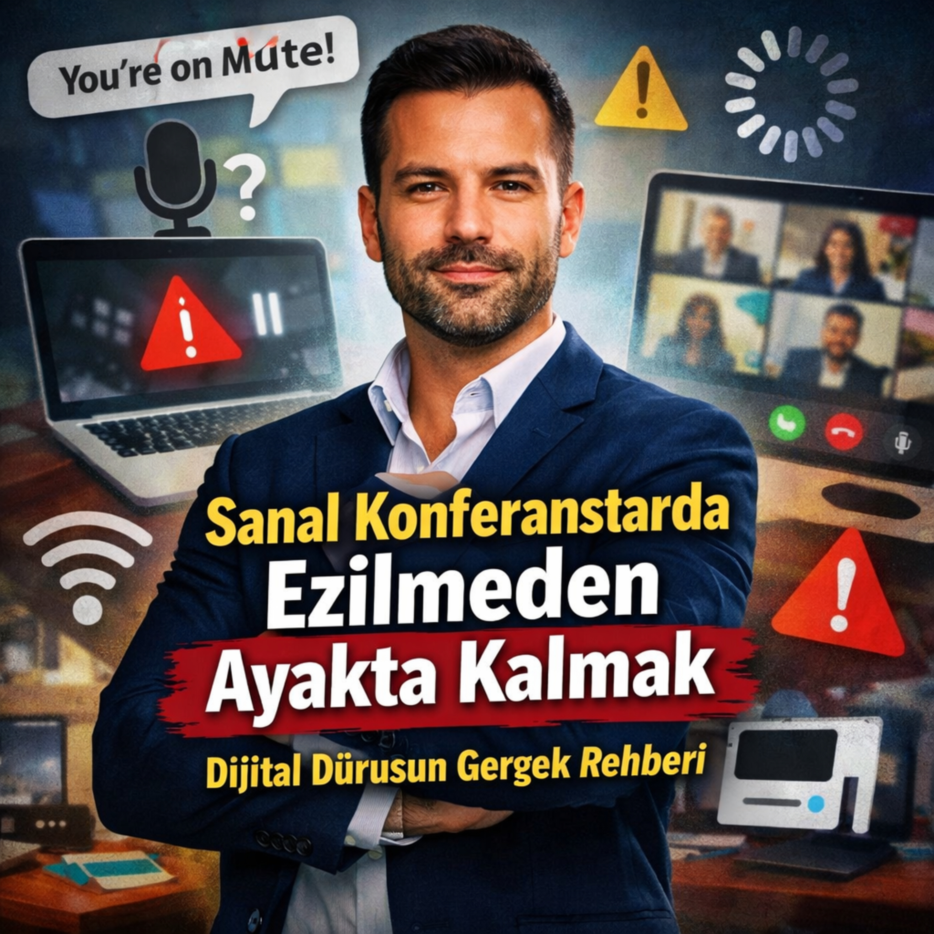 Sanal Konferanslarda Ezilmeden Ayakta Kalmak: Dijital Duruşun Gerçek Rehberi episode artwork