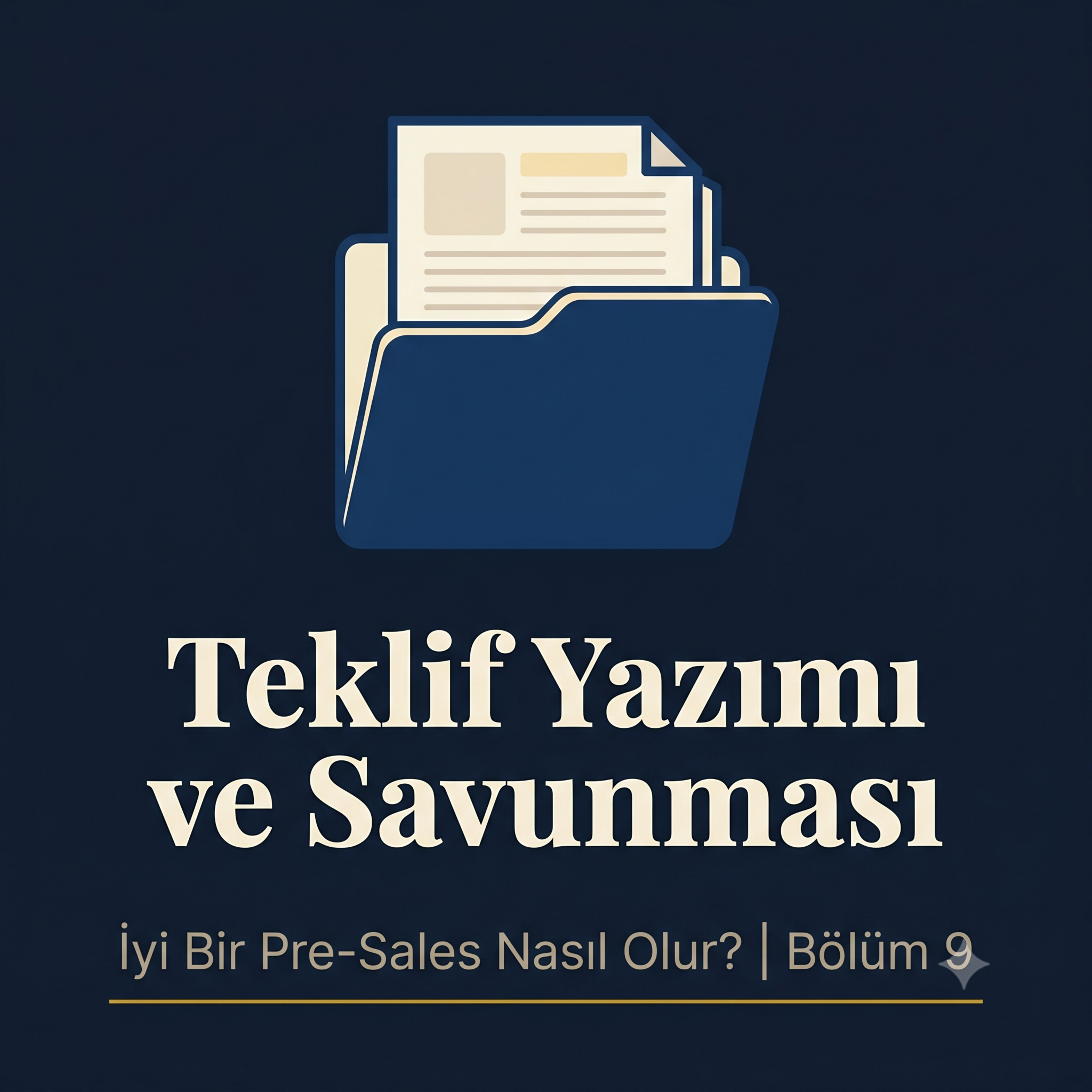 Teklif Yazımı ve Savunması: Kazandıran Belgeyi Nasıl Yazarsın episode artwork