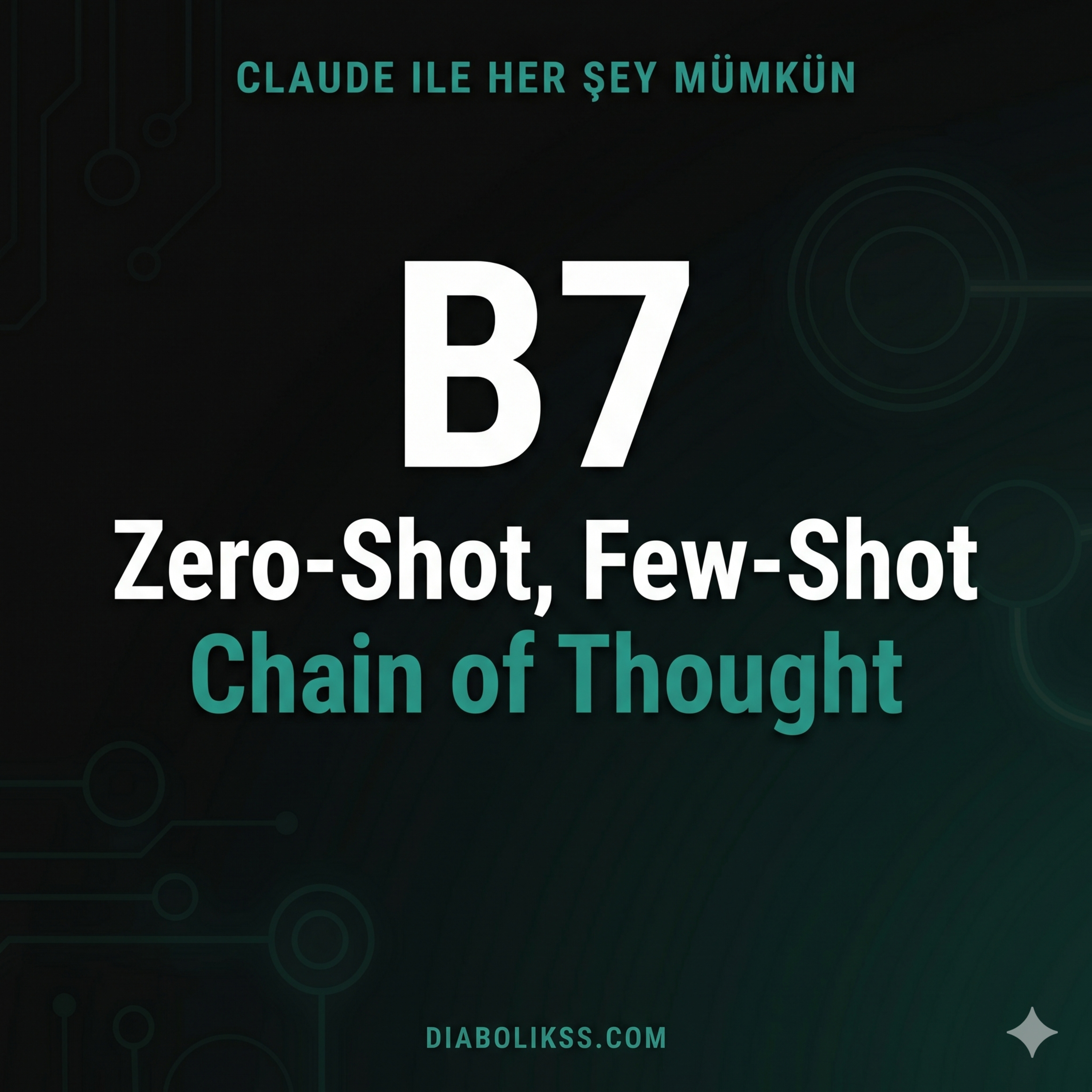 B7: Zero-Shot, Few-Shot, Chain of Thought -- Claude'a Daha İyi Soru Sormak episode artwork