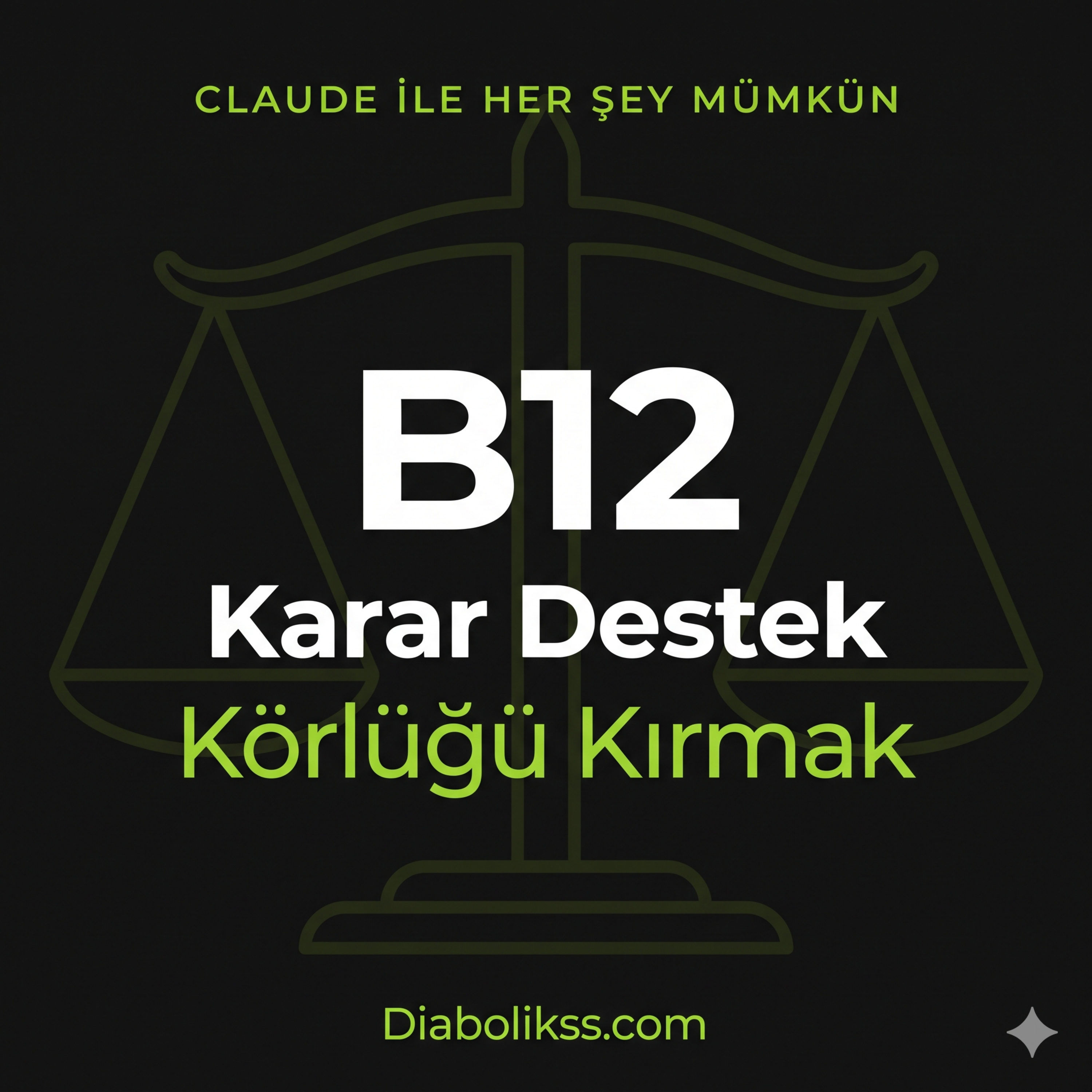 B12: Karar Destek Sistemleri -- Claude ile Körlüğü Kırmak episode artwork