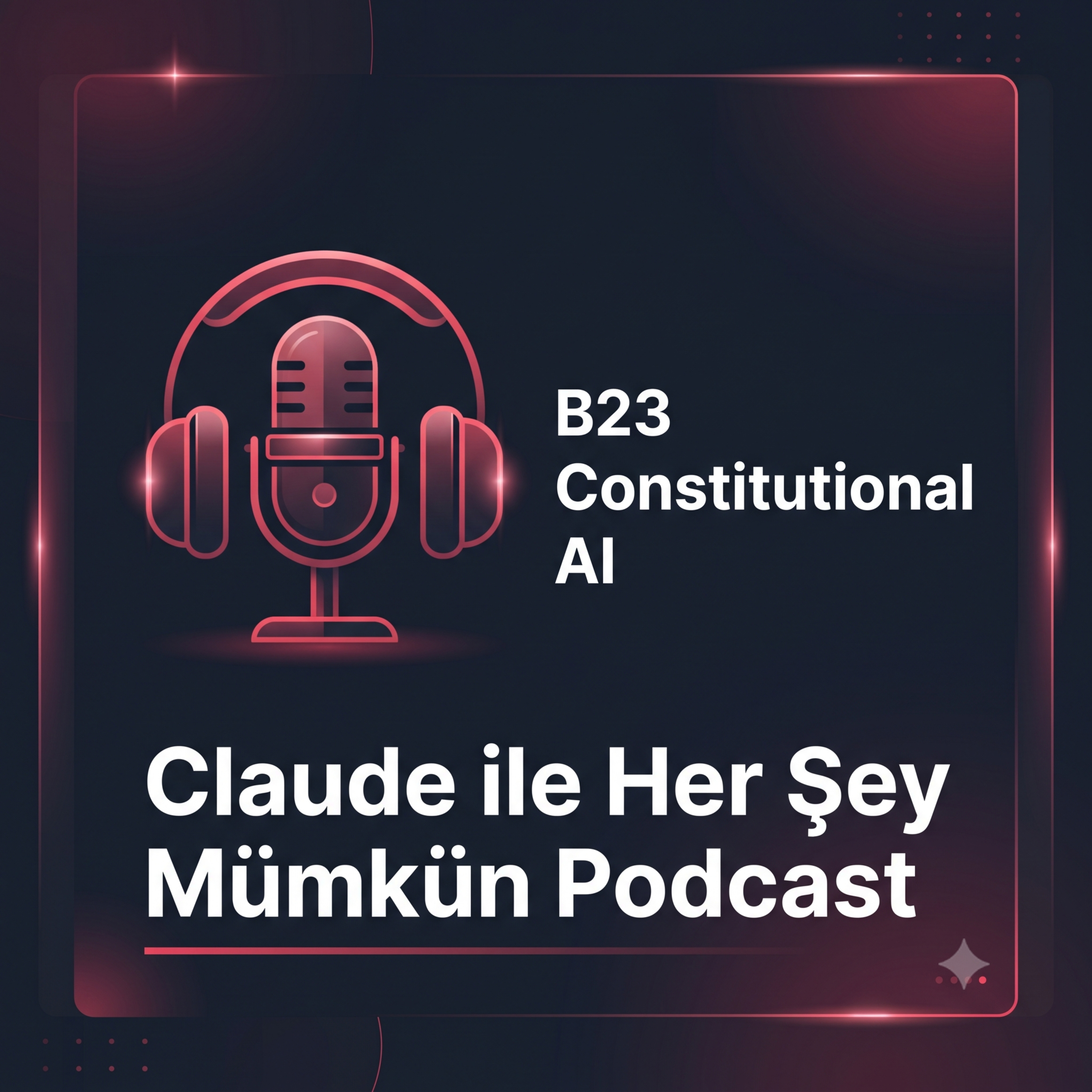 B23: Constitutional AI ve Claude'un Güvenlik Felsefesi -- Neden Hayır Der? episode artwork