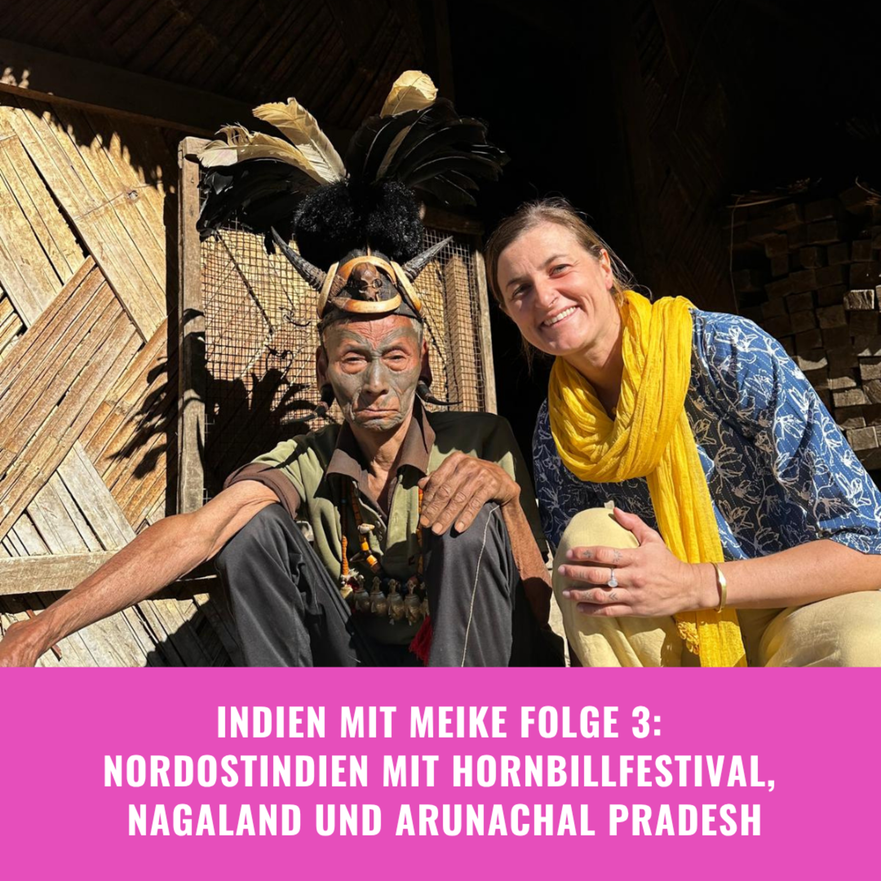 Indien mit Meike Folge 3: Nordostindien mit Hornbillfestival, Nagaland und Arunachal Pradesh episode artwork
