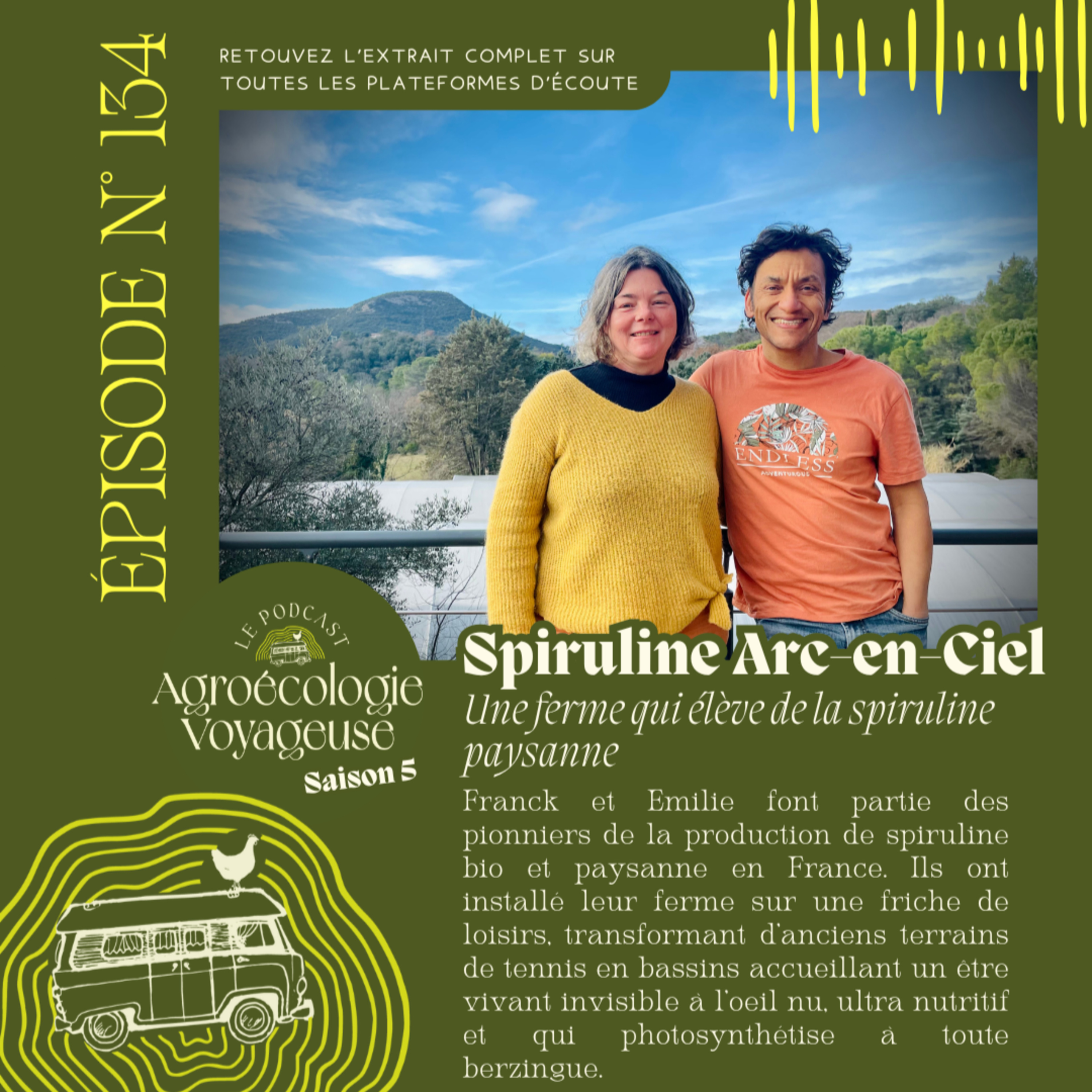 #134 Spiruline Arc-En-Ciel 🌈 Élever de la spiruline paysanne sur d'anciens terrains de tennis