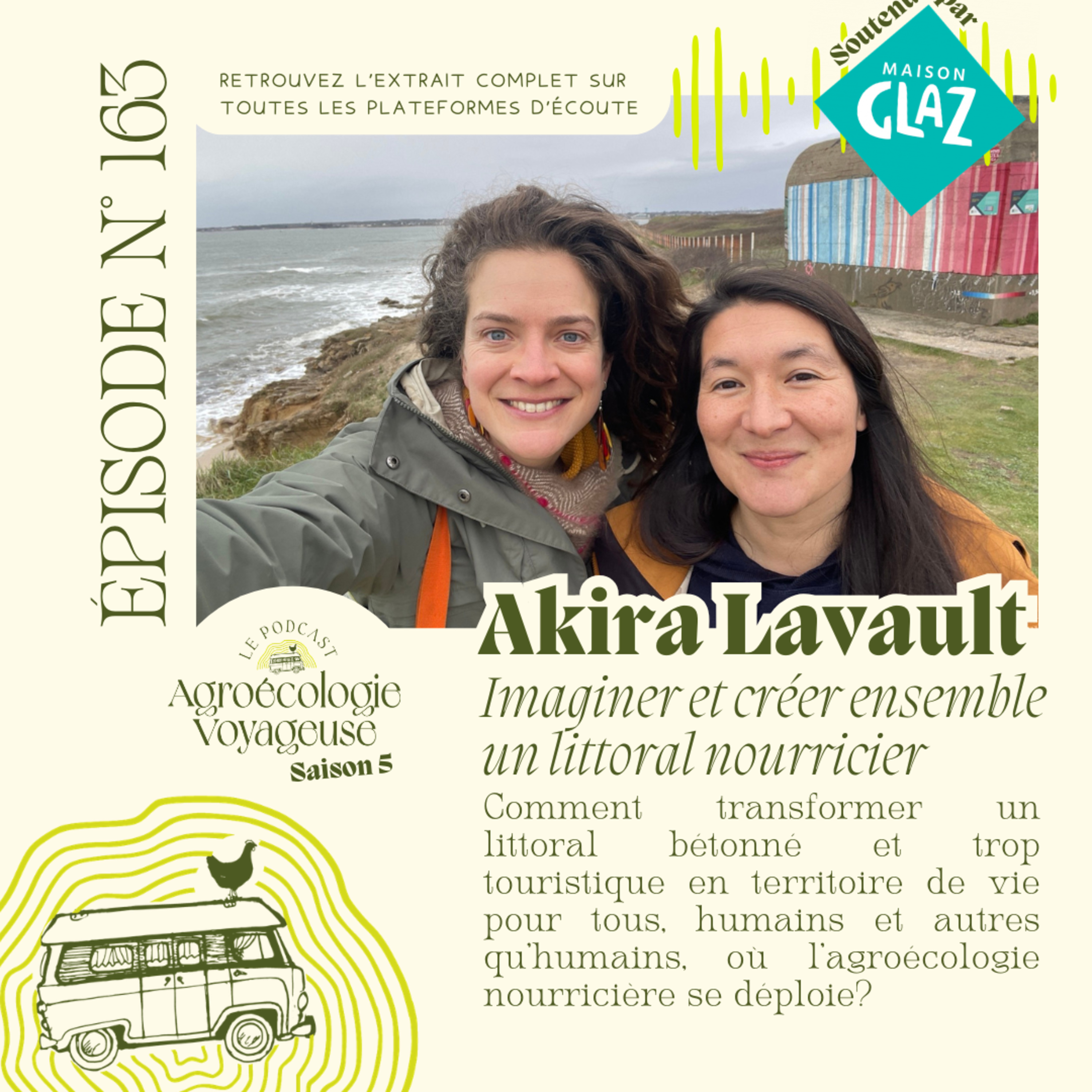#163 L'agroécologie en bord de mer? 🦪🥕🐐 Les imaginaires nourriciers du littoral avec Akira Lavault, Maison Glaz