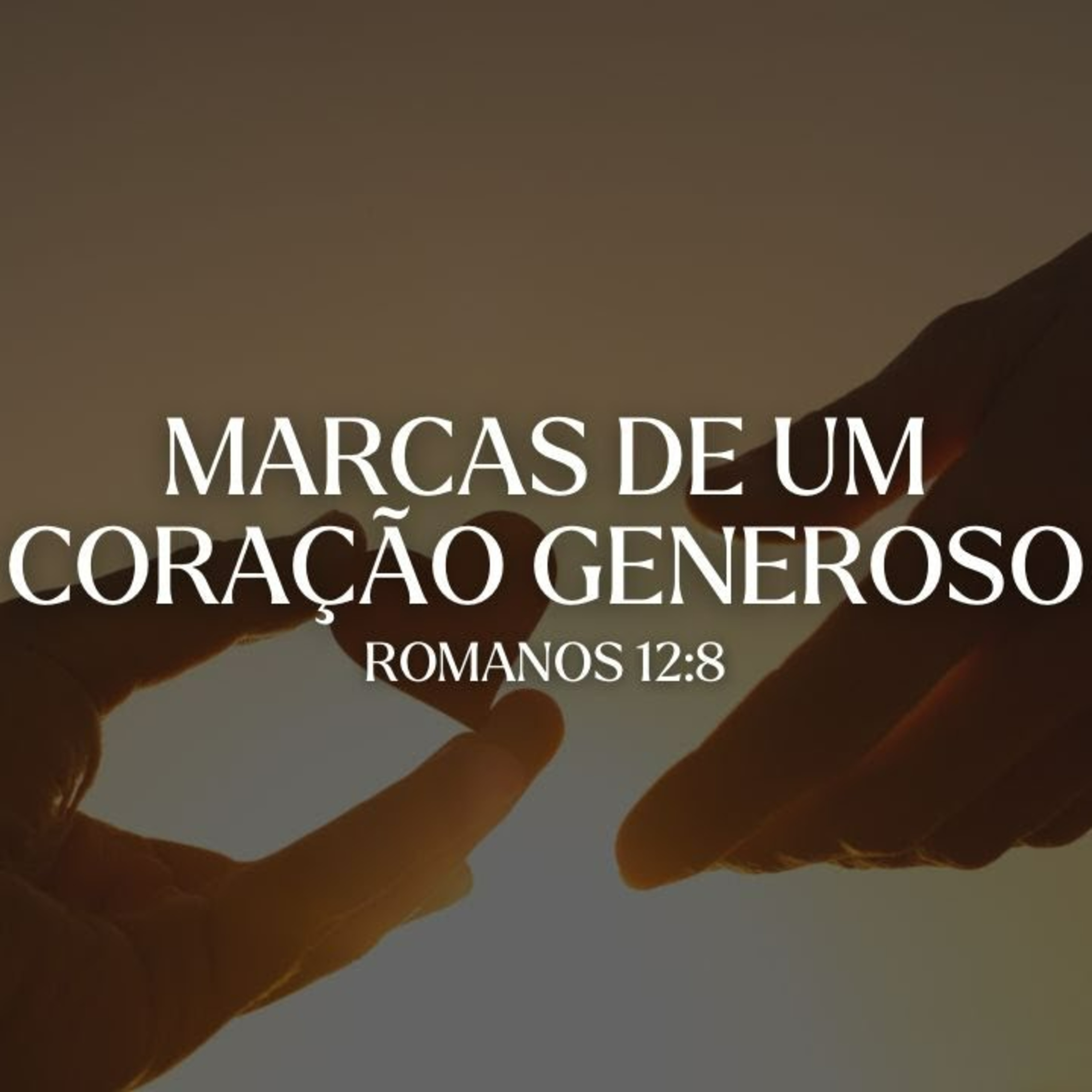 Marcas de um Coração Generoso. Rm 12:8. Pr. Uchôa episode artwork