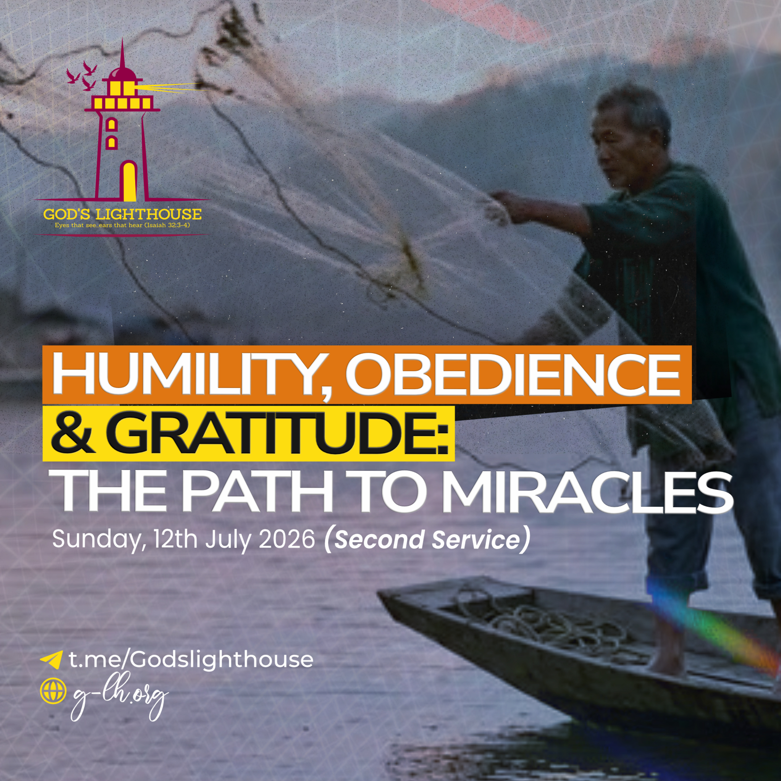 Humility, Obedience & Gratitude: The Path to Miracle (Sun 12 07 2026) [Second Service) episode artwork