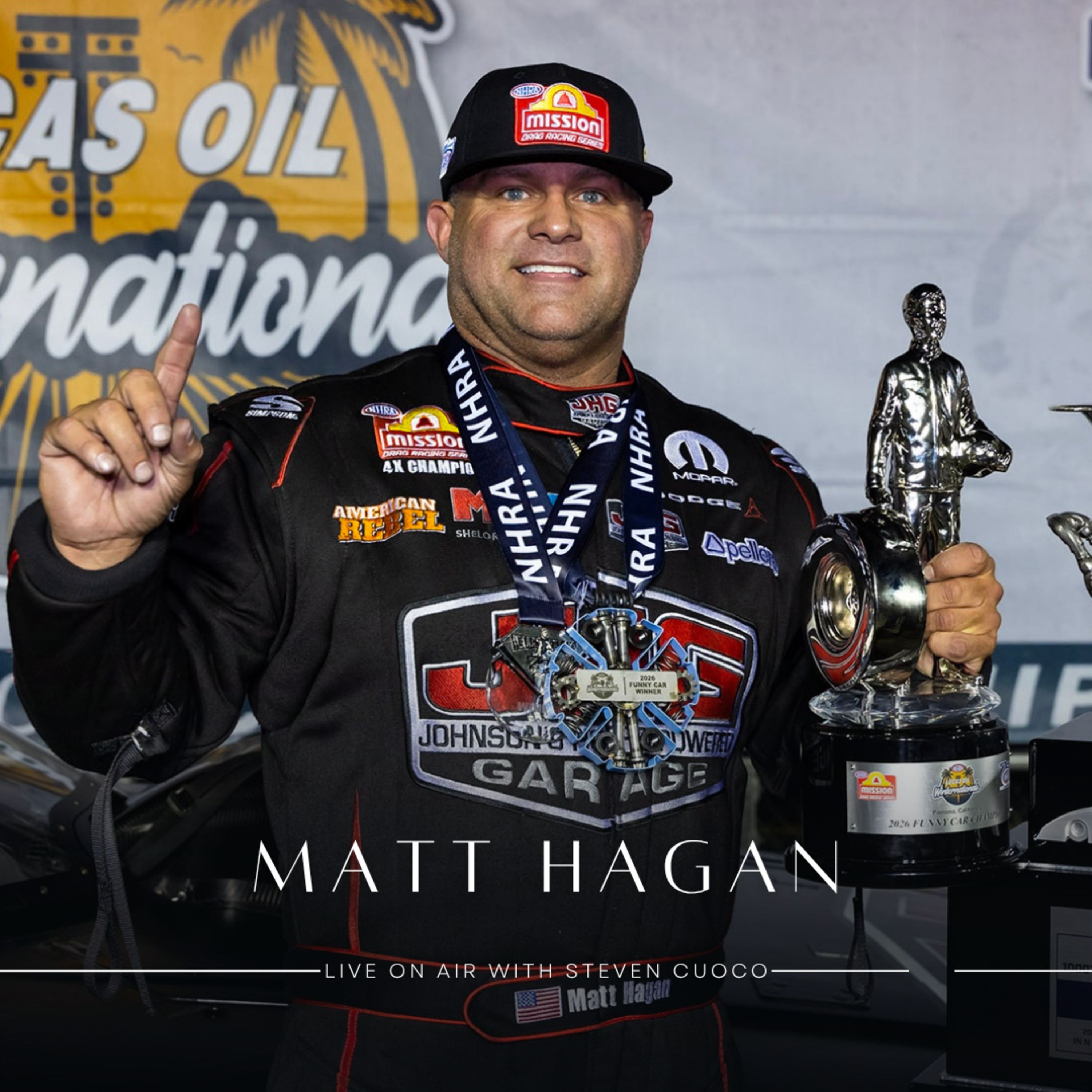 Matt Hagan - Driver of the Tony Stewart Racing Dodge episode artwork