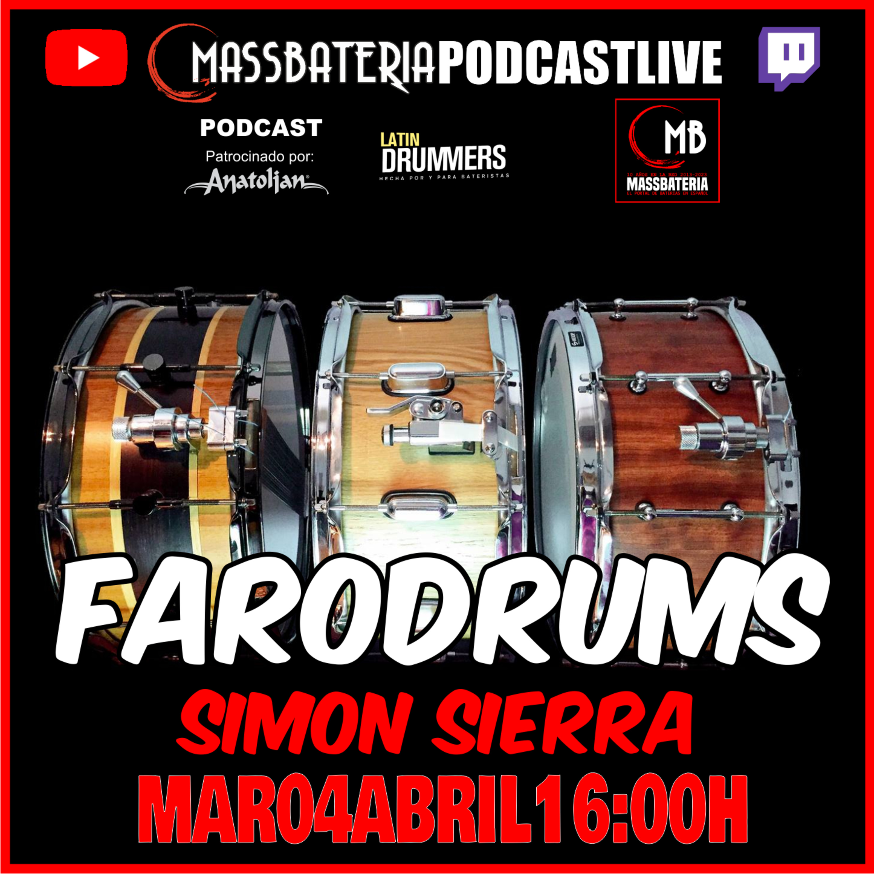 Portada de MassBateria PodcastLive