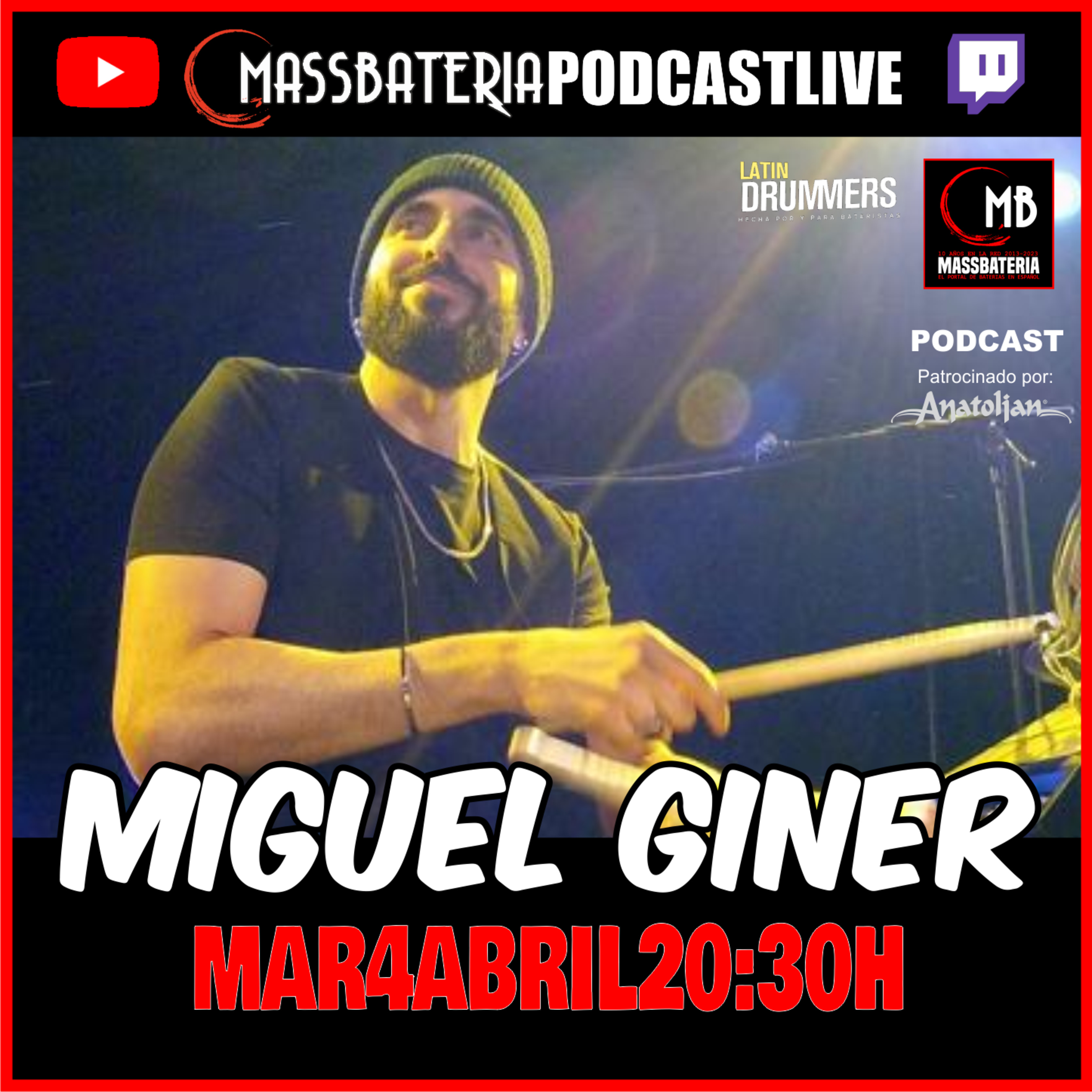 Portada de MassBateria PodcastLive
