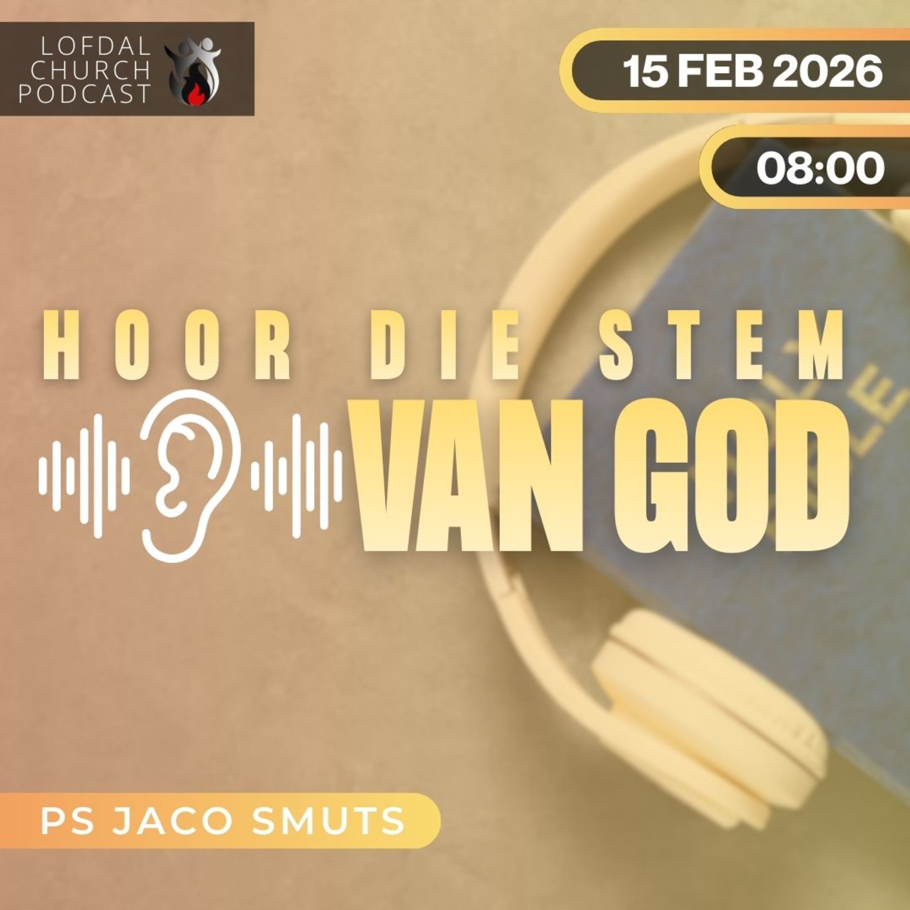 Sondag Oggenddiens | 15 Februarie 2026